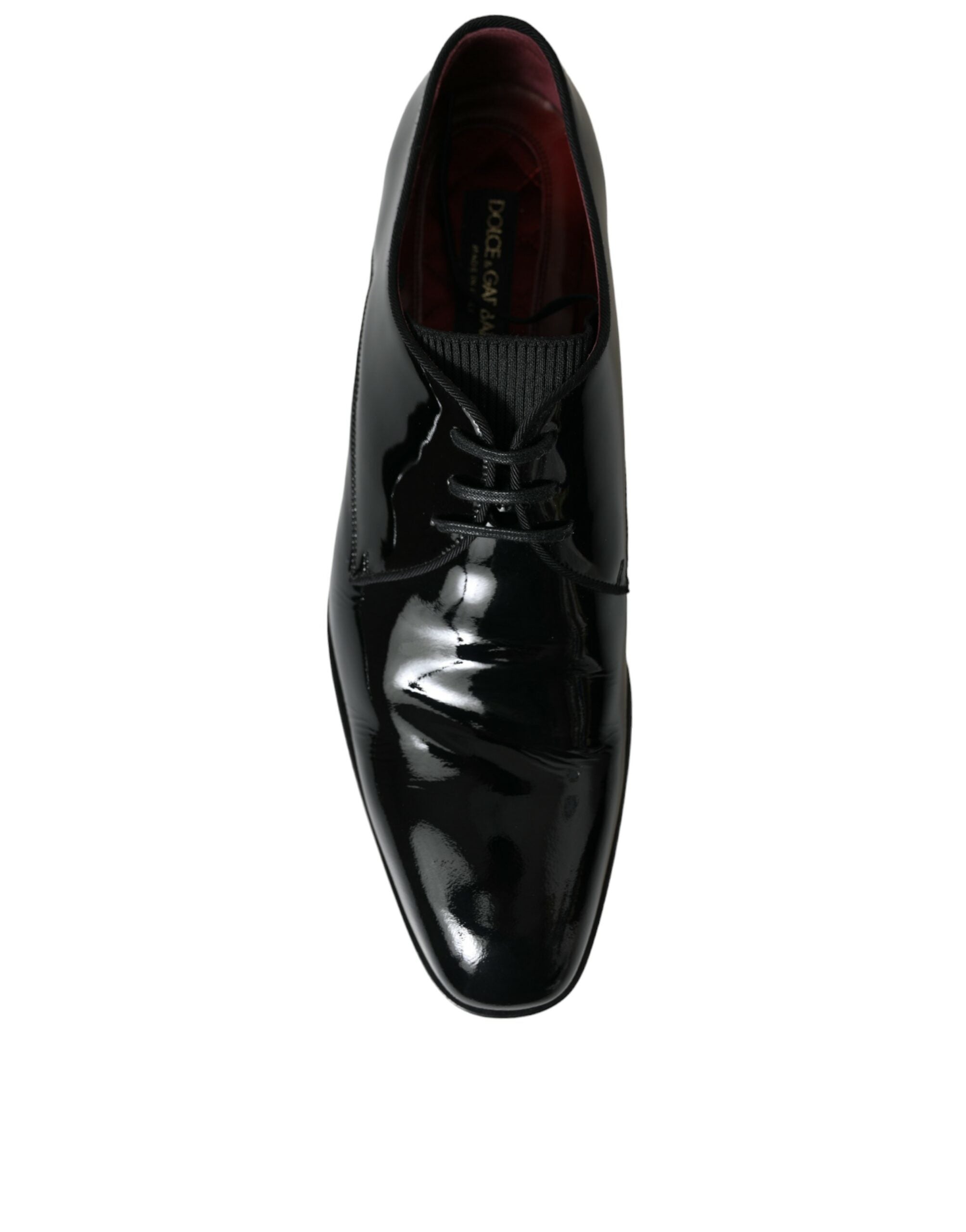 Dolce & Gabbana Black Calfskin Leather Derby Dress Shoes - DEA STILOSA MILANO