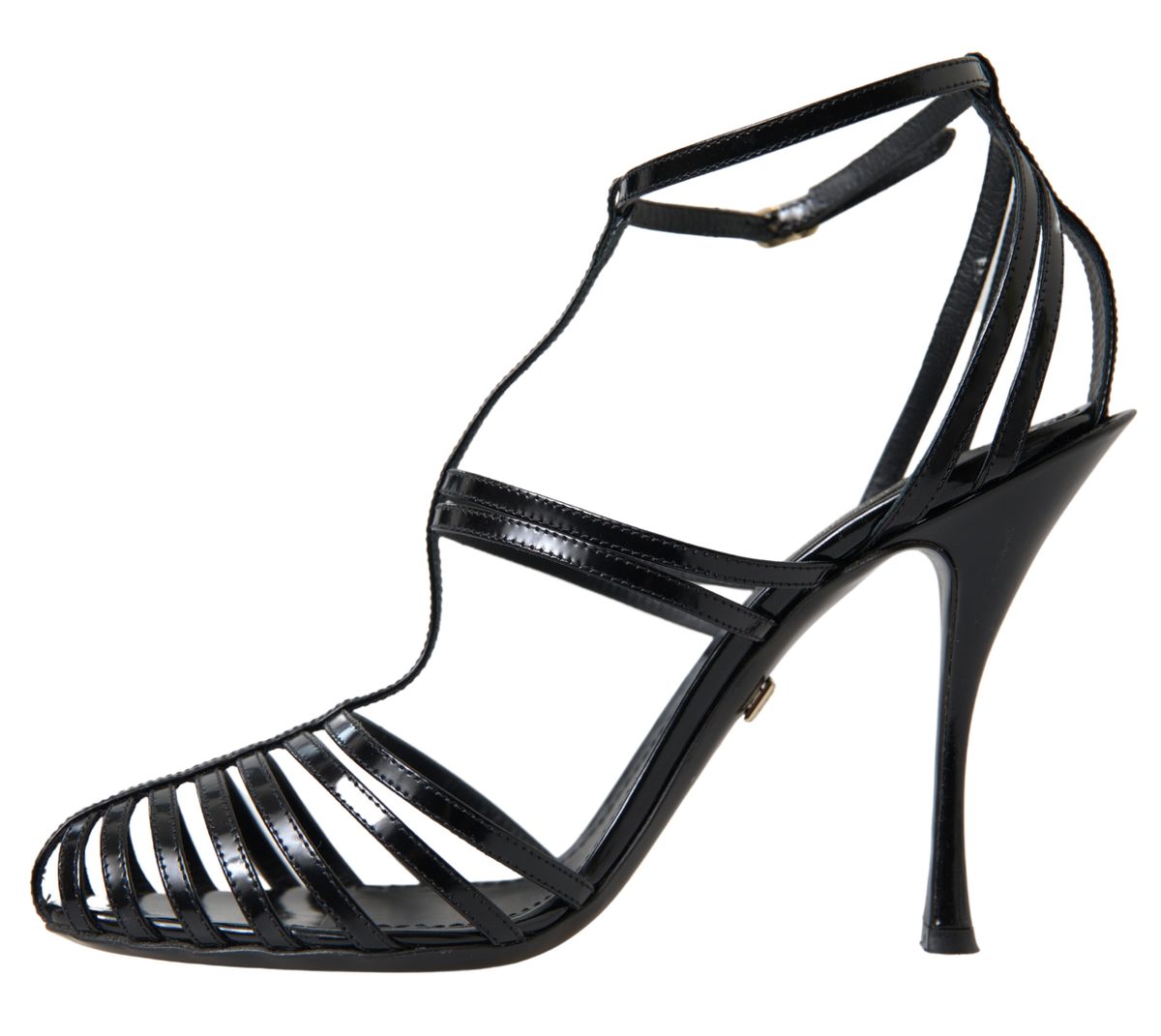 Dolce & Gabbana Black Stiletto High Heels Sandals - DEA STILOSA MILANO