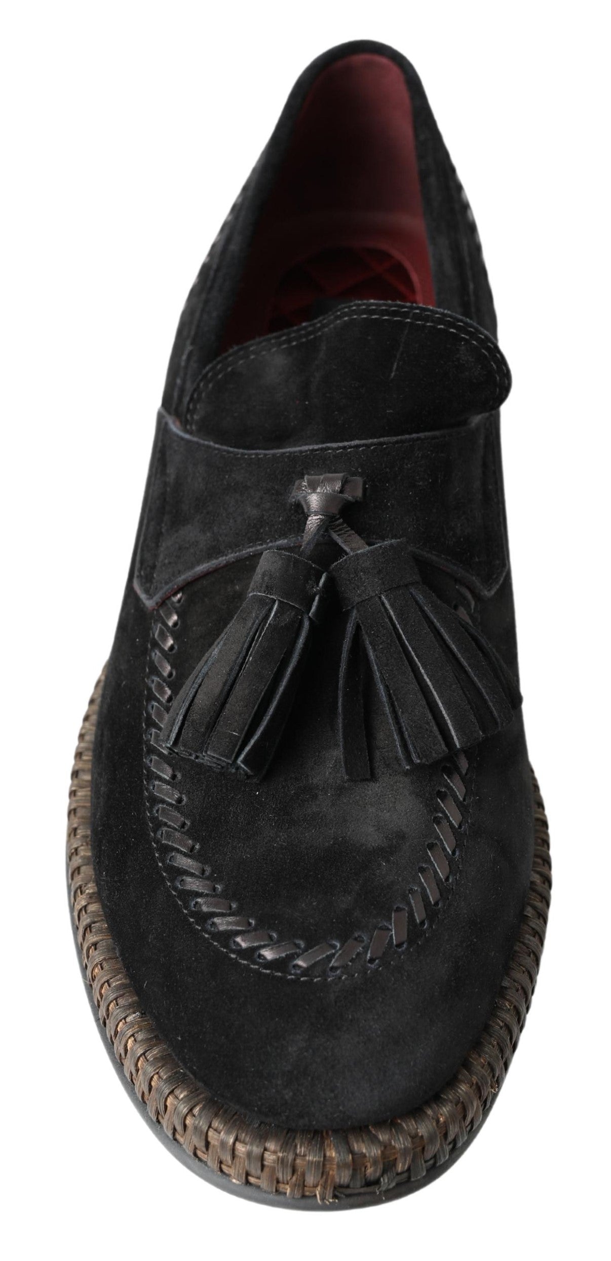 Dolce & Gabbana Black Suede Leather Casual Espadrille Shoes - DEA STILOSA MILANO