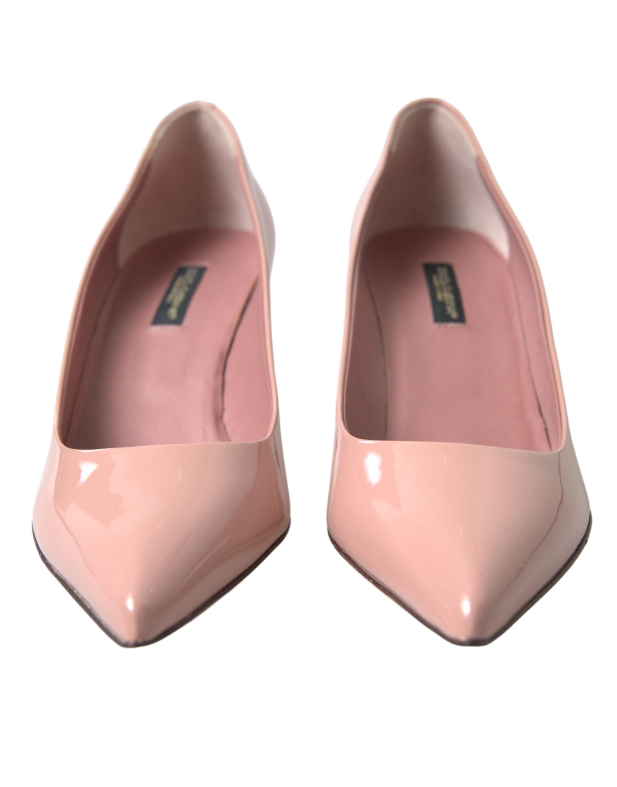 Dolce & Gabbana Pink Patent Leather Pumps Heels Shoes - DEA STILOSA MILANO