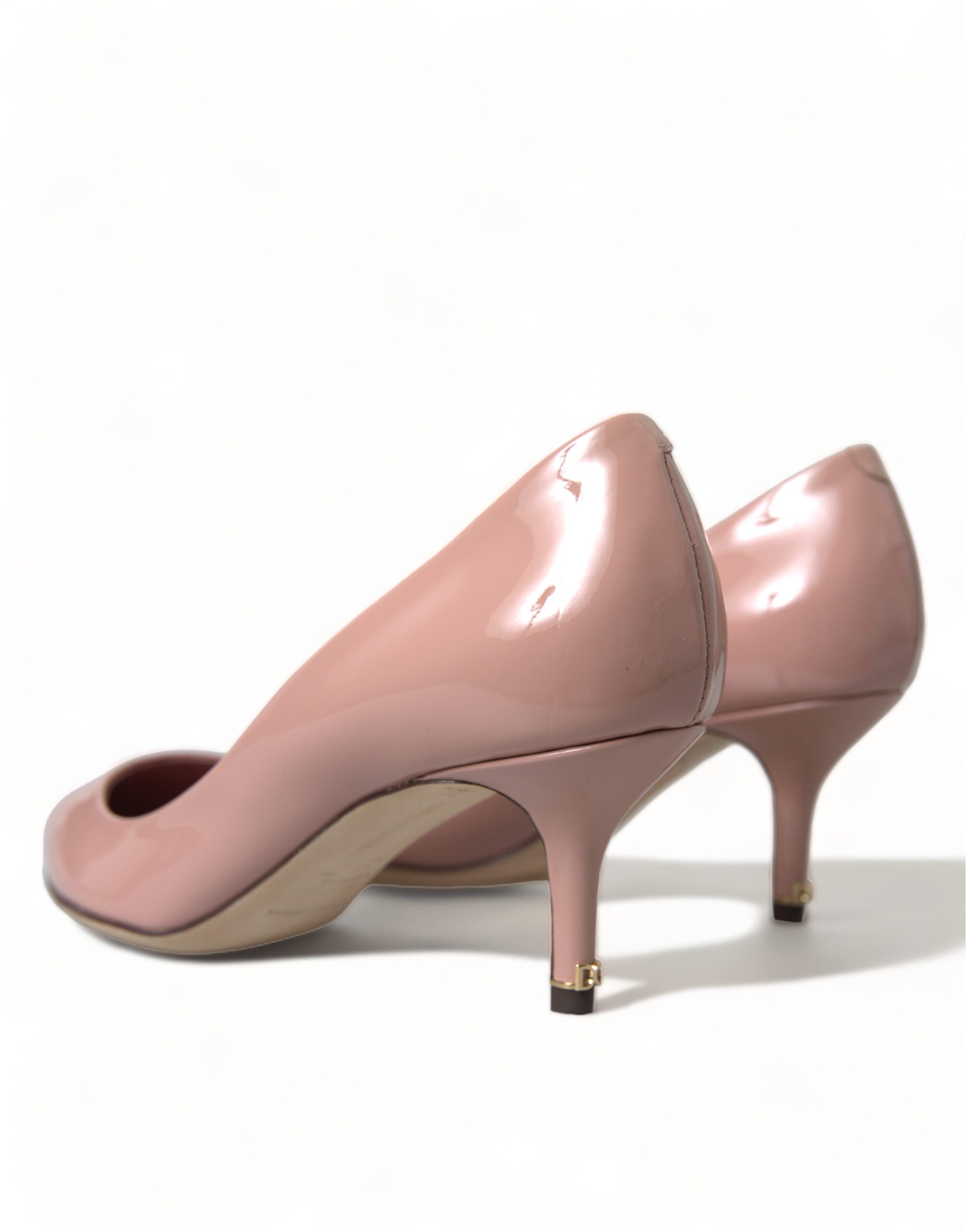 Dolce & Gabbana Pink Patent Leather Pumps Heels Shoes - DEA STILOSA MILANO