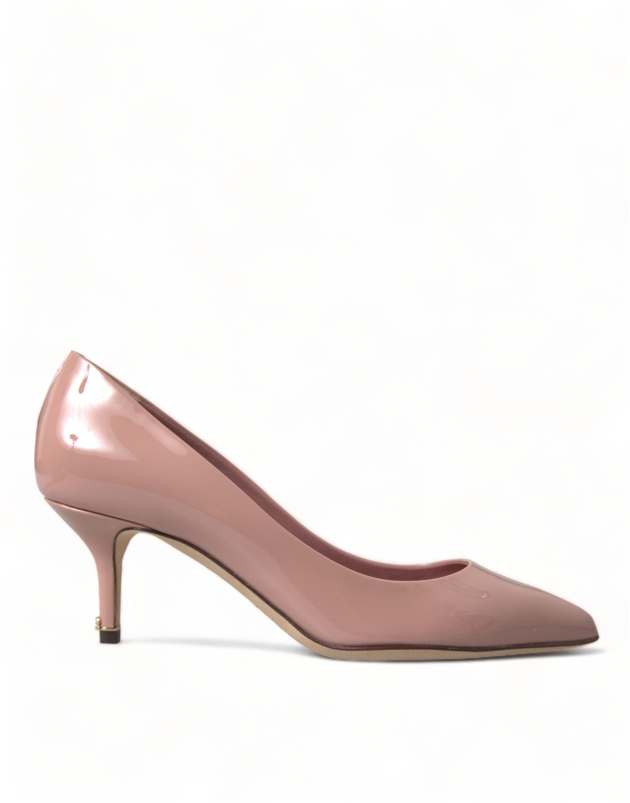 Dolce & Gabbana Pink Patent Leather Pumps Heels Shoes - DEA STILOSA MILANO
