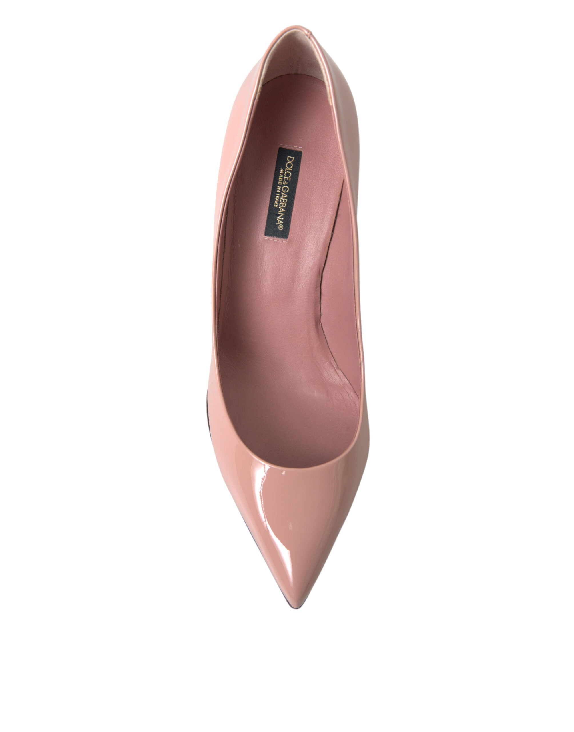 Dolce & Gabbana Pink Patent Leather Pumps Heels Shoes - DEA STILOSA MILANO