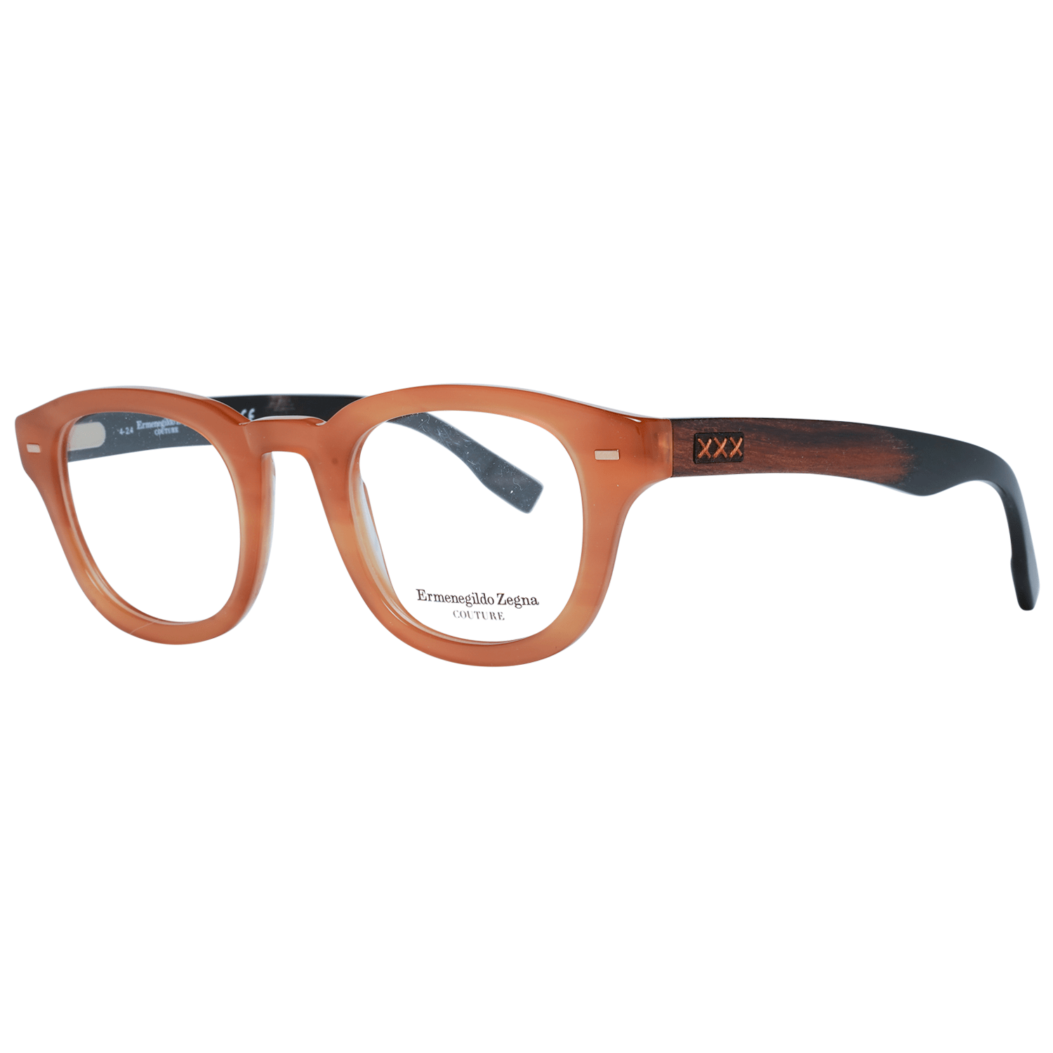 Zegna Couture Brown Men Optical Frames - DEA STILOSA MILANO