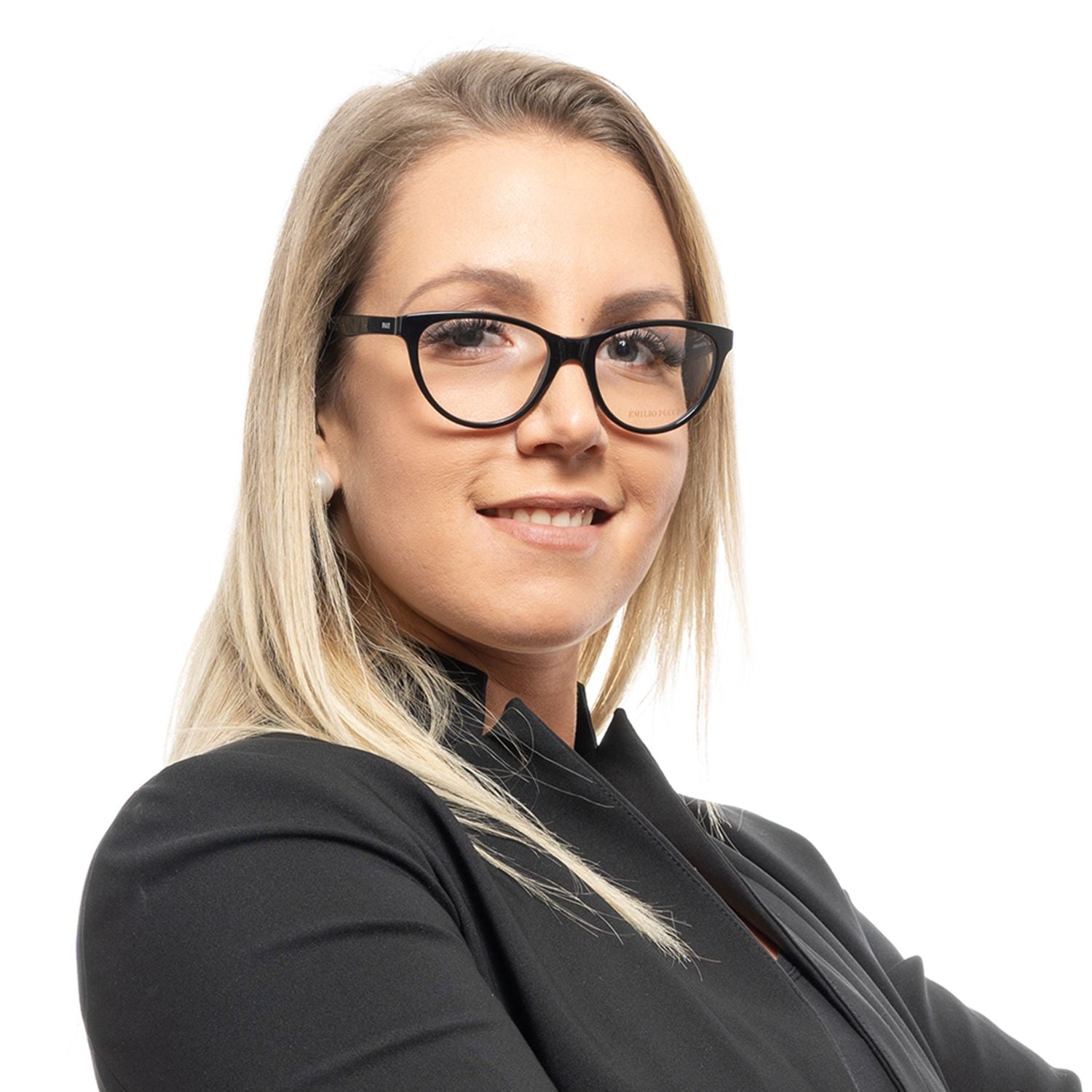 Emilio Pucci Black Women Optical Frames - DEA STILOSA MILANO