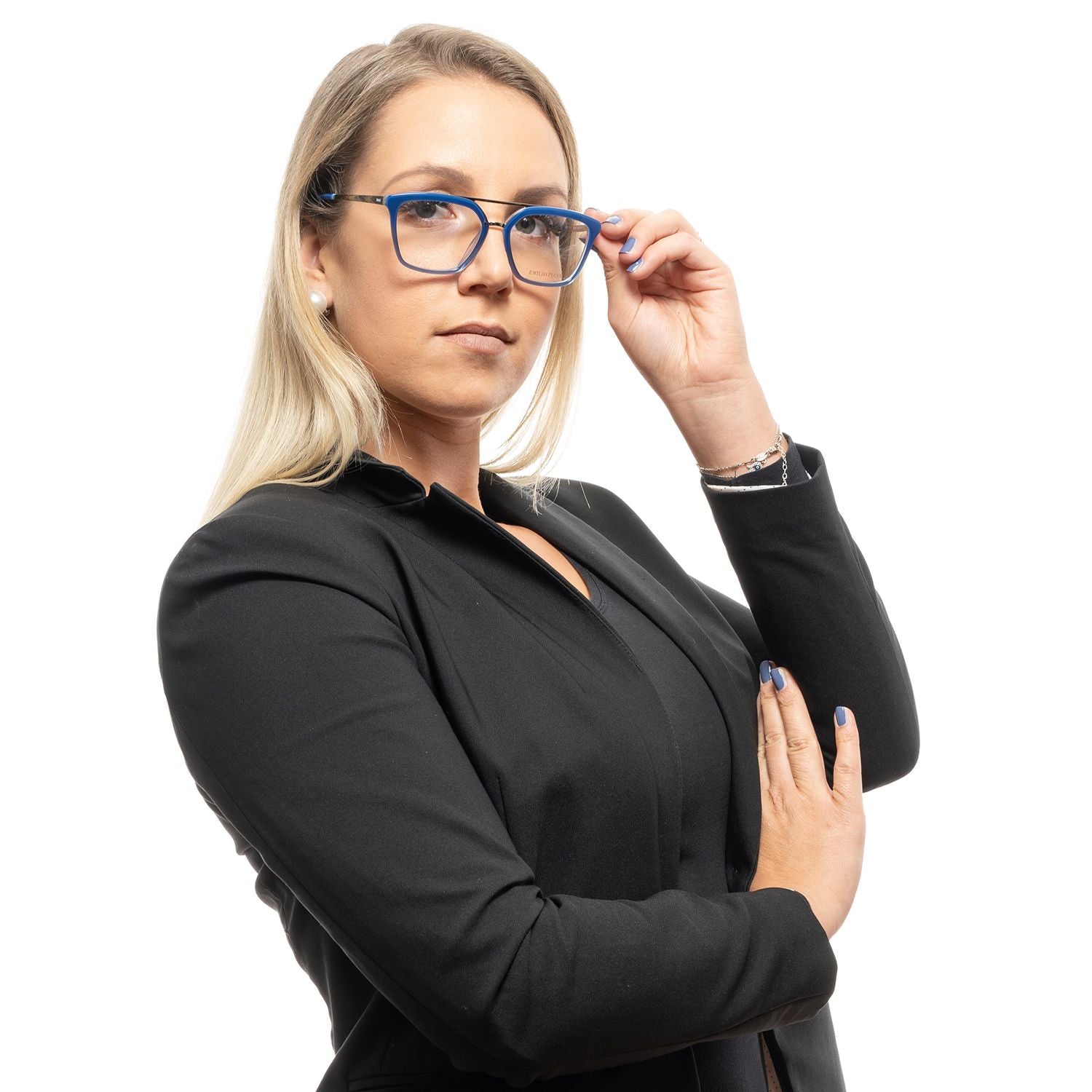 Emilio Pucci Blue Women Optical Frames - DEA STILOSA MILANO
