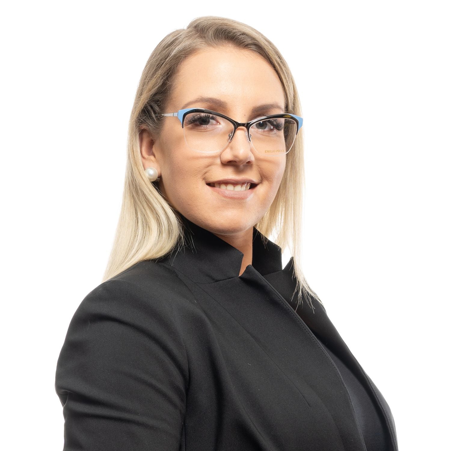 Emilio Pucci Silver Women Optical Frames - DEA STILOSA MILANO