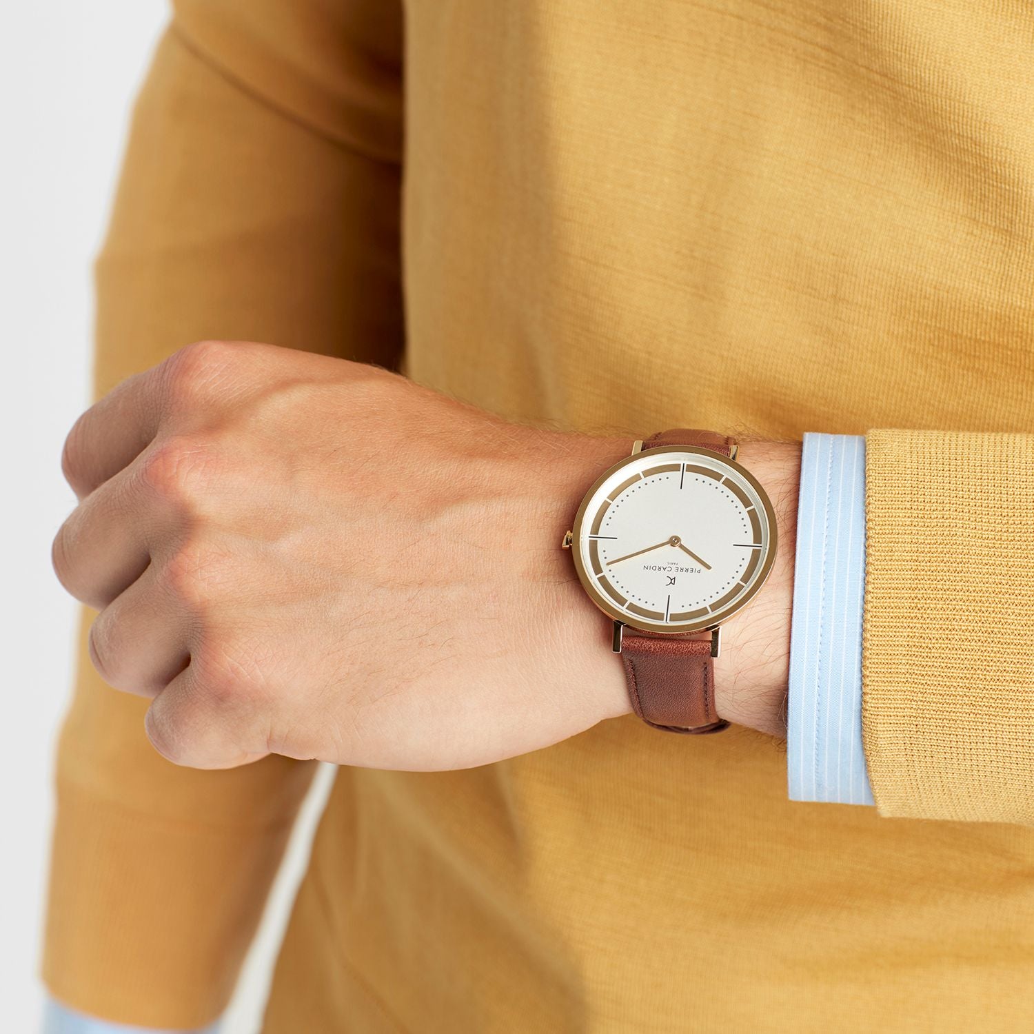 Pierre Cardin Gold Men Watch - DEA STILOSA MILANO
