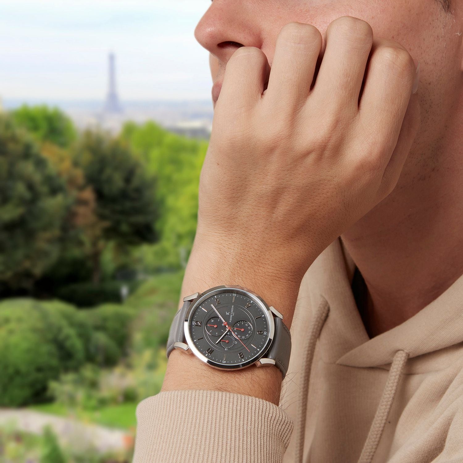 Pierre Cardin Gray Men Watch - DEA STILOSA MILANO