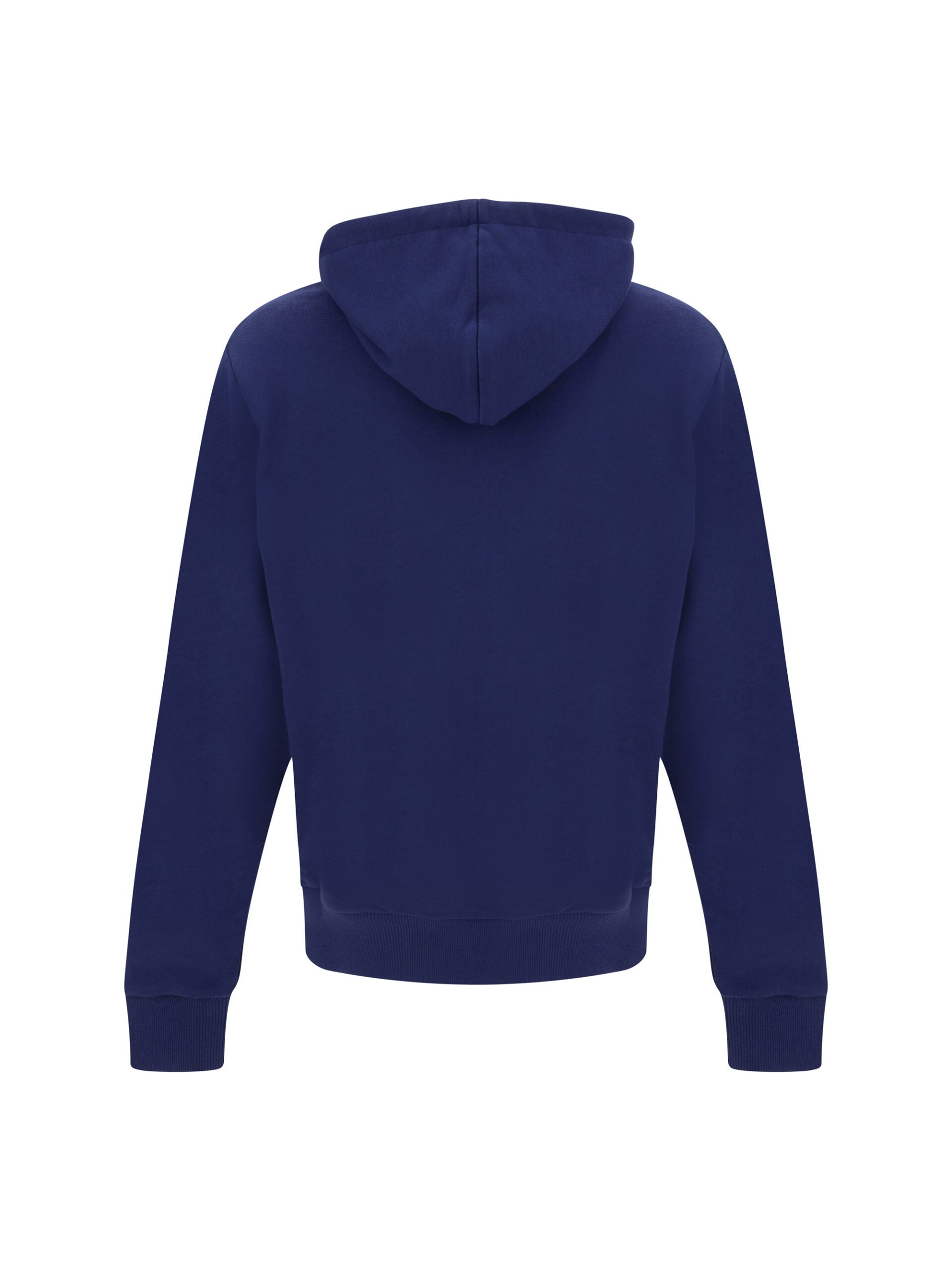 Balmain Blue Cotton Hoodie Sweatshirt - DEA STILOSA MILANO