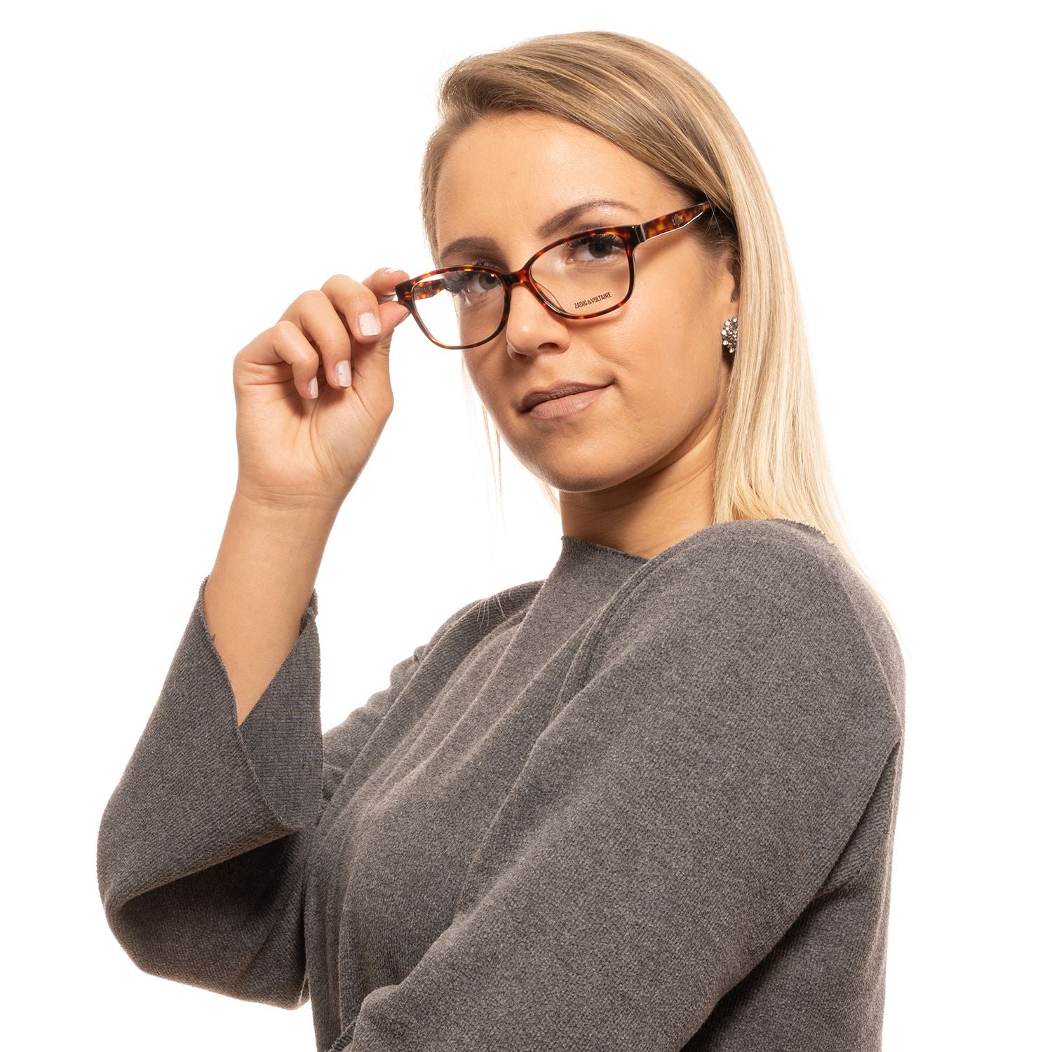 Zadig & Voltaire Brown Unisex Optical Frames - DEA STILOSA MILANO