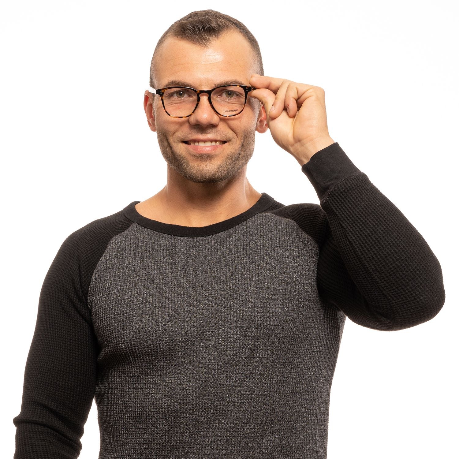 Zadig & Voltaire Brown Men Optical Frames - DEA STILOSA MILANO