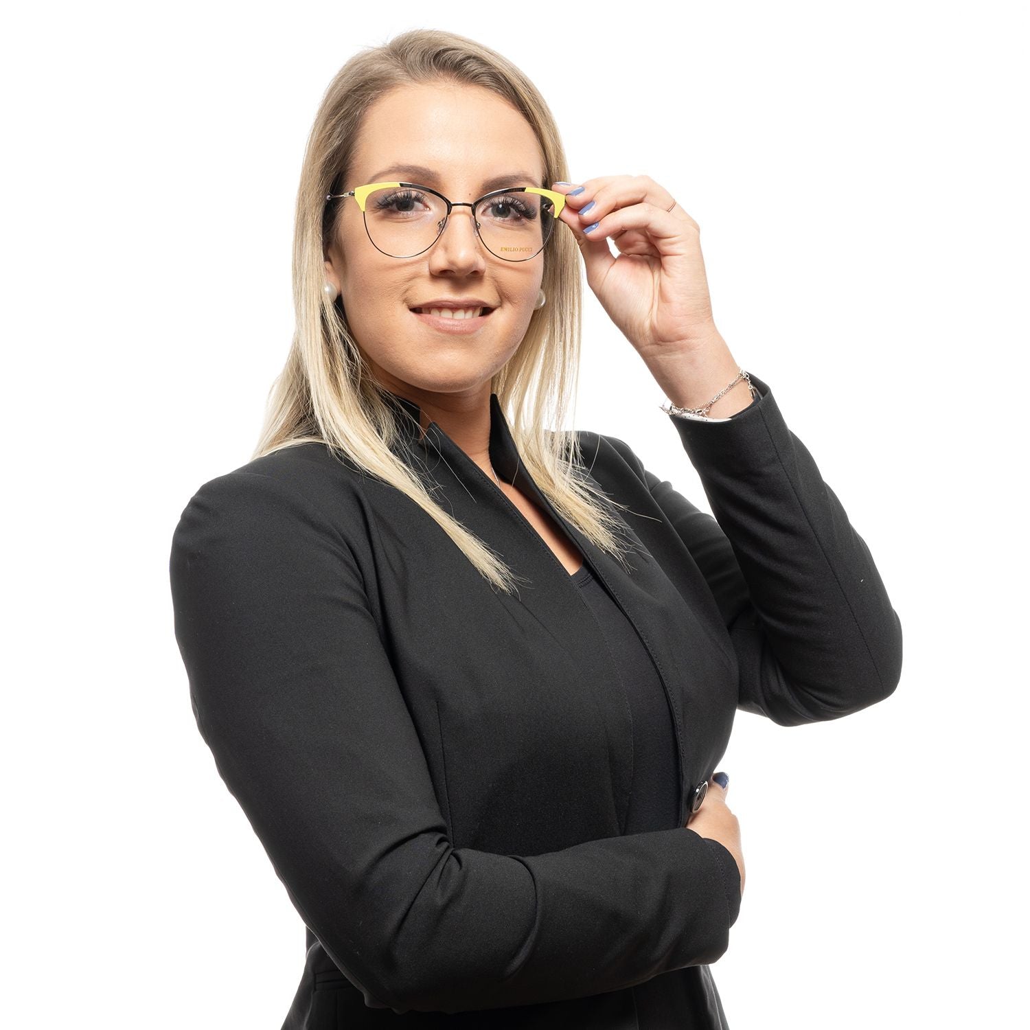 Emilio Pucci Silver Women Optical Frames - DEA STILOSA MILANO