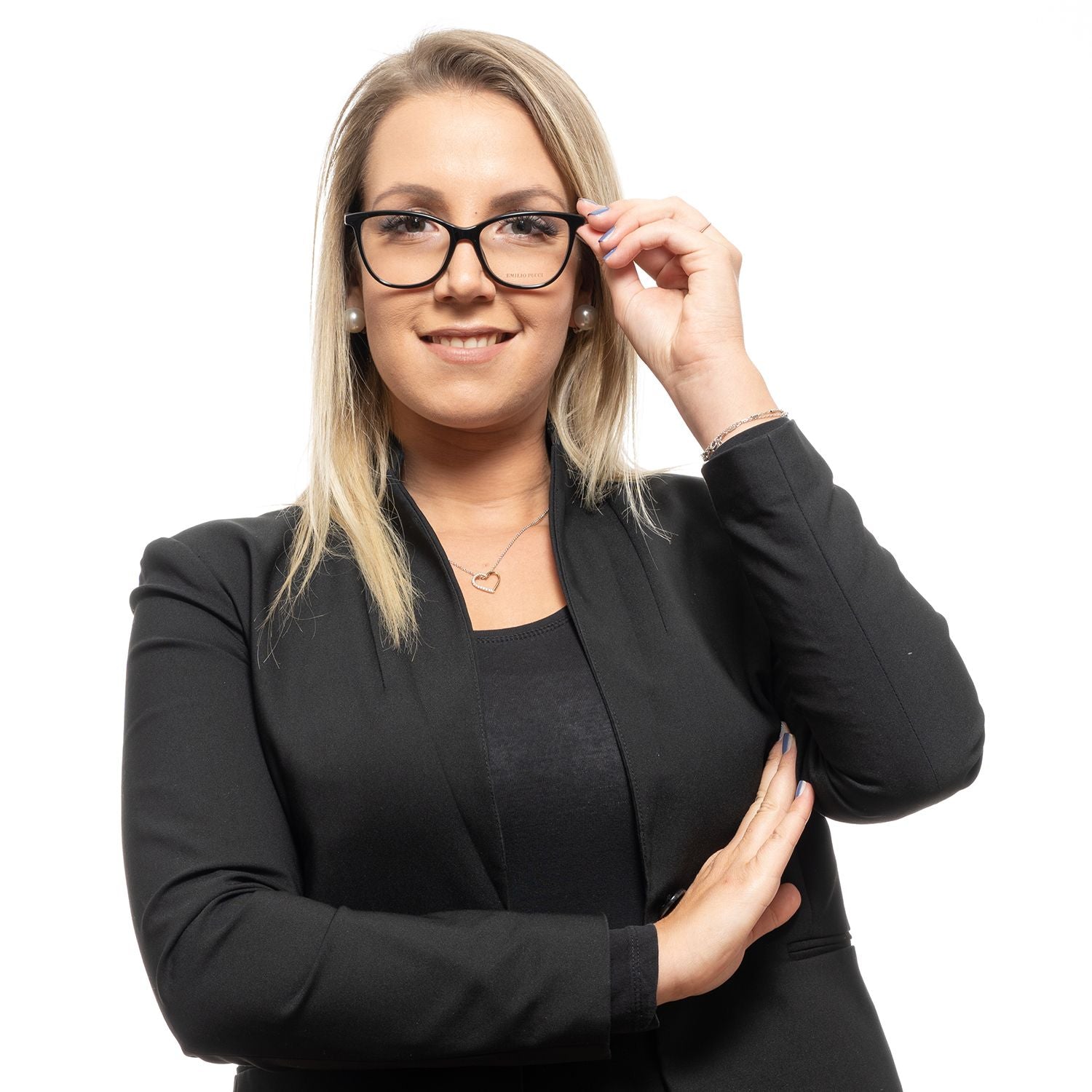 Emilio Pucci Black Women Optical Frames - DEA STILOSA MILANO