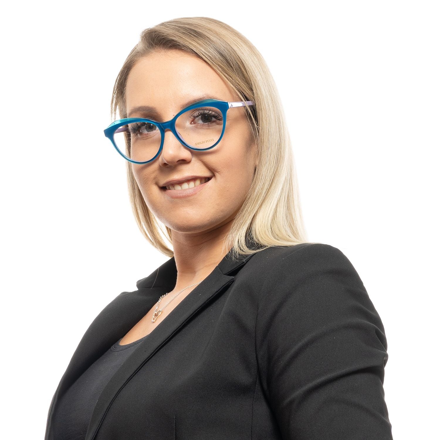 Emilio Pucci Turquoise Women Optical Frames - DEA STILOSA MILANO