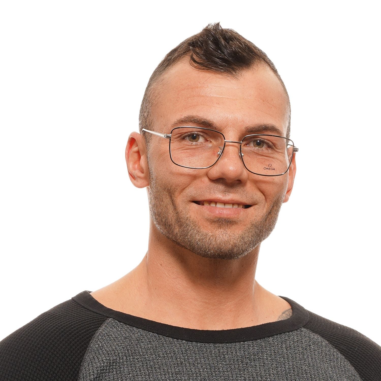 Omega Gray Men Optical Frames - DEA STILOSA MILANO