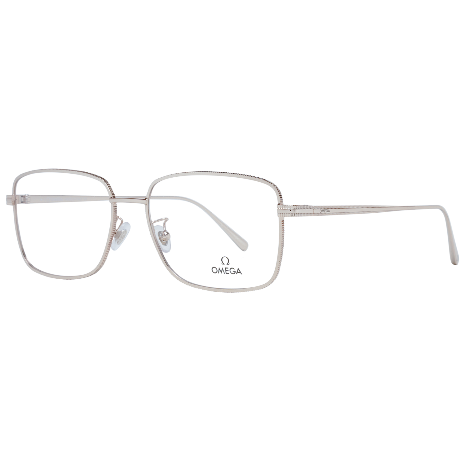Omega Rose Gold Men Optical Frames - DEA STILOSA MILANO