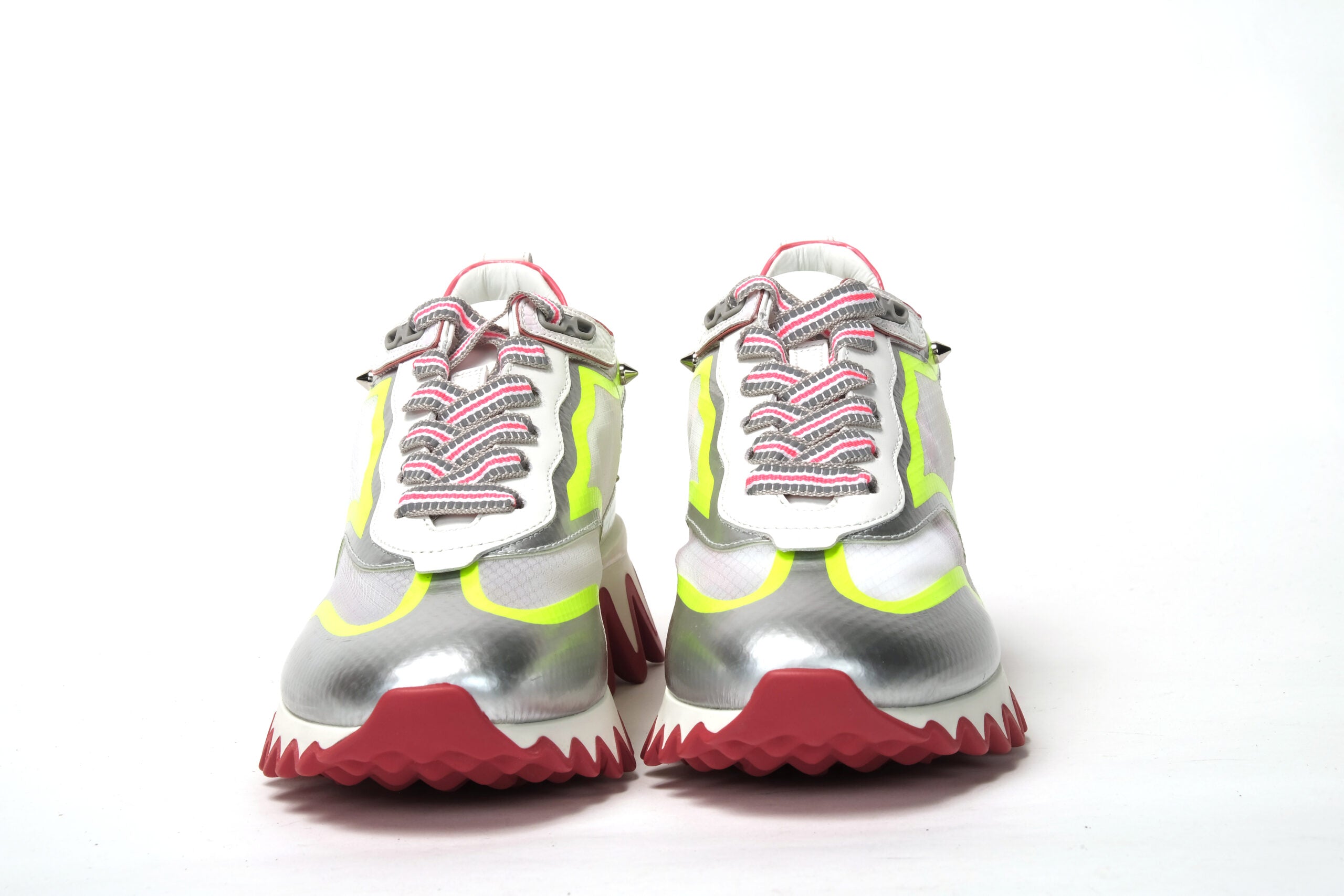 Christian Louboutin Multicolor Version Sharkina Flat Rete Sneaker - DEA STILOSA MILANO