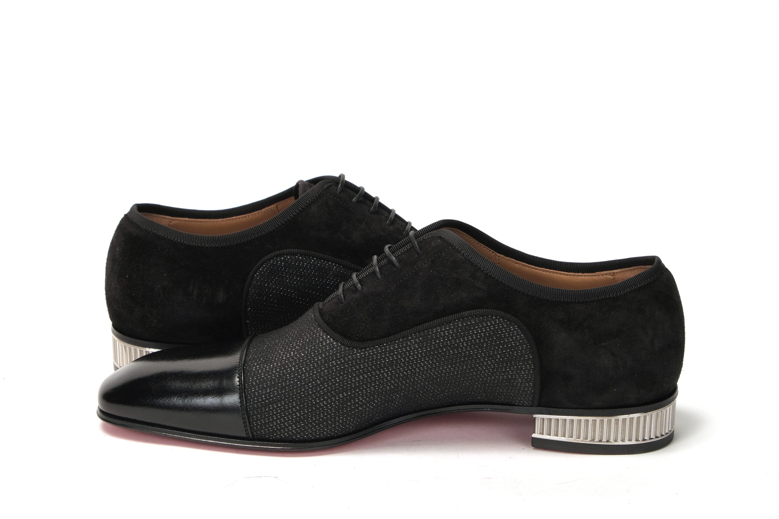 Christian Louboutin Black Met Greggo Flat Shoes - DEA STILOSA MILANO