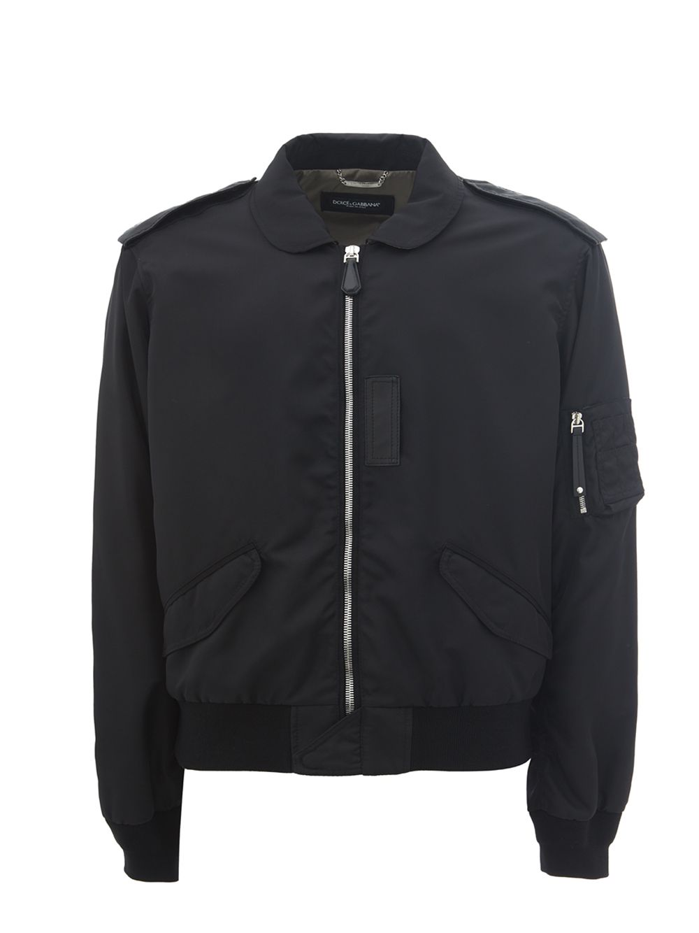 Dolce & Gabbana Black Bomber Jacket - DEA STILOSA MILANO