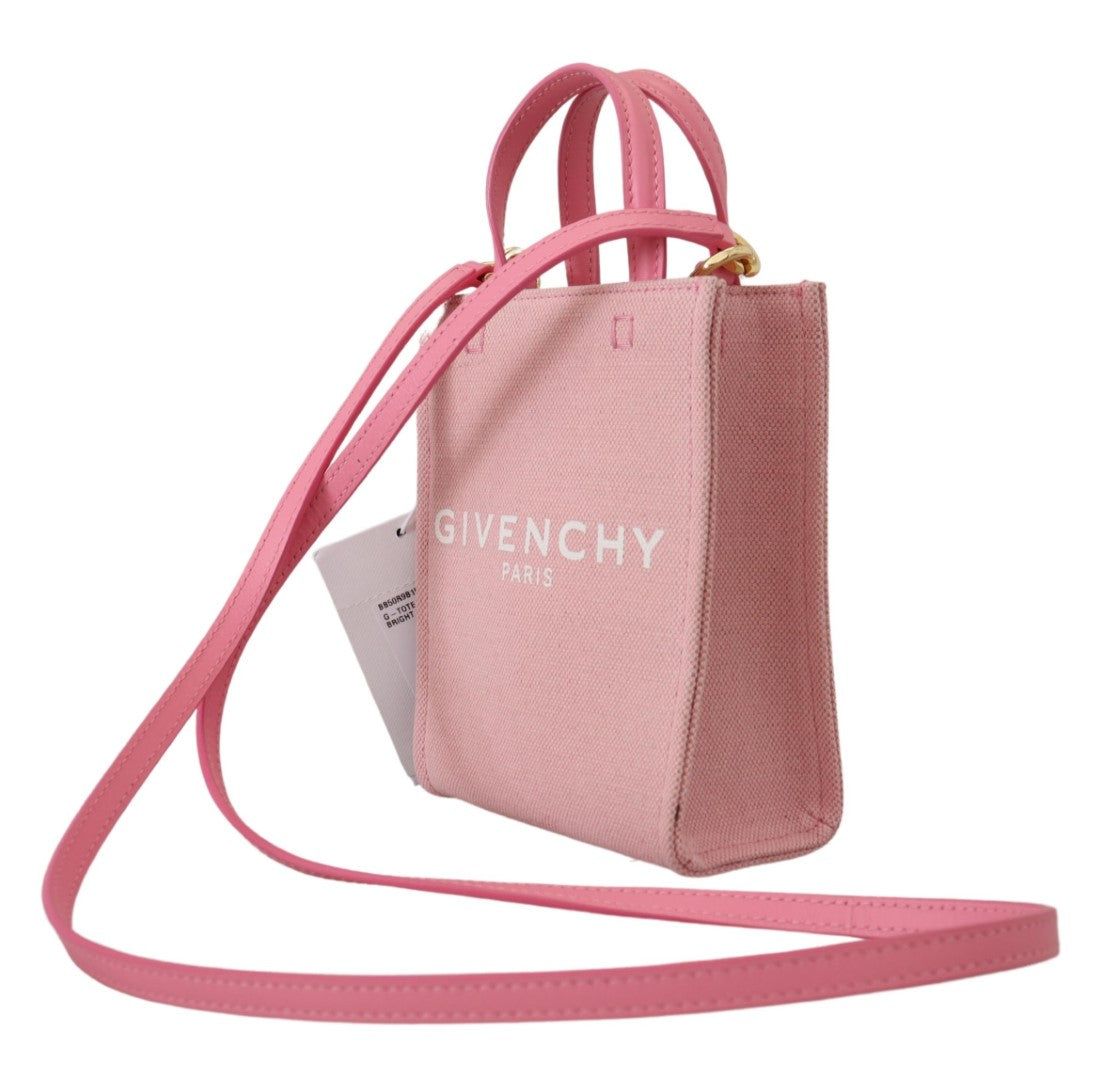 Givenchy Pink Coated Canvas Vertical Mini Shoulder Bag - DEA STILOSA MILANO