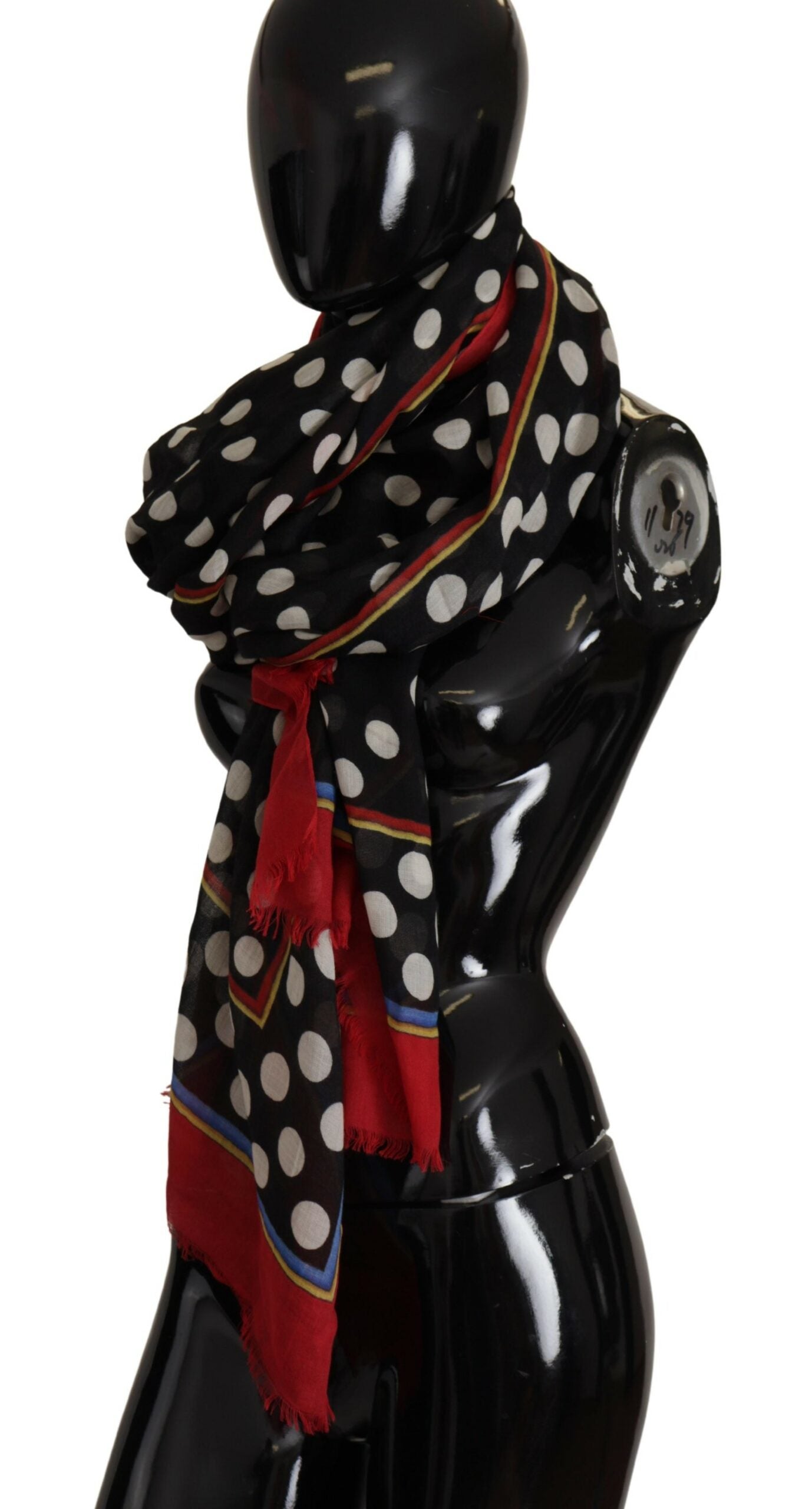 Dolce & Gabbana Multicolor Polka Dots Neck Wrap Shawl Scarf - DEA STILOSA MILANO