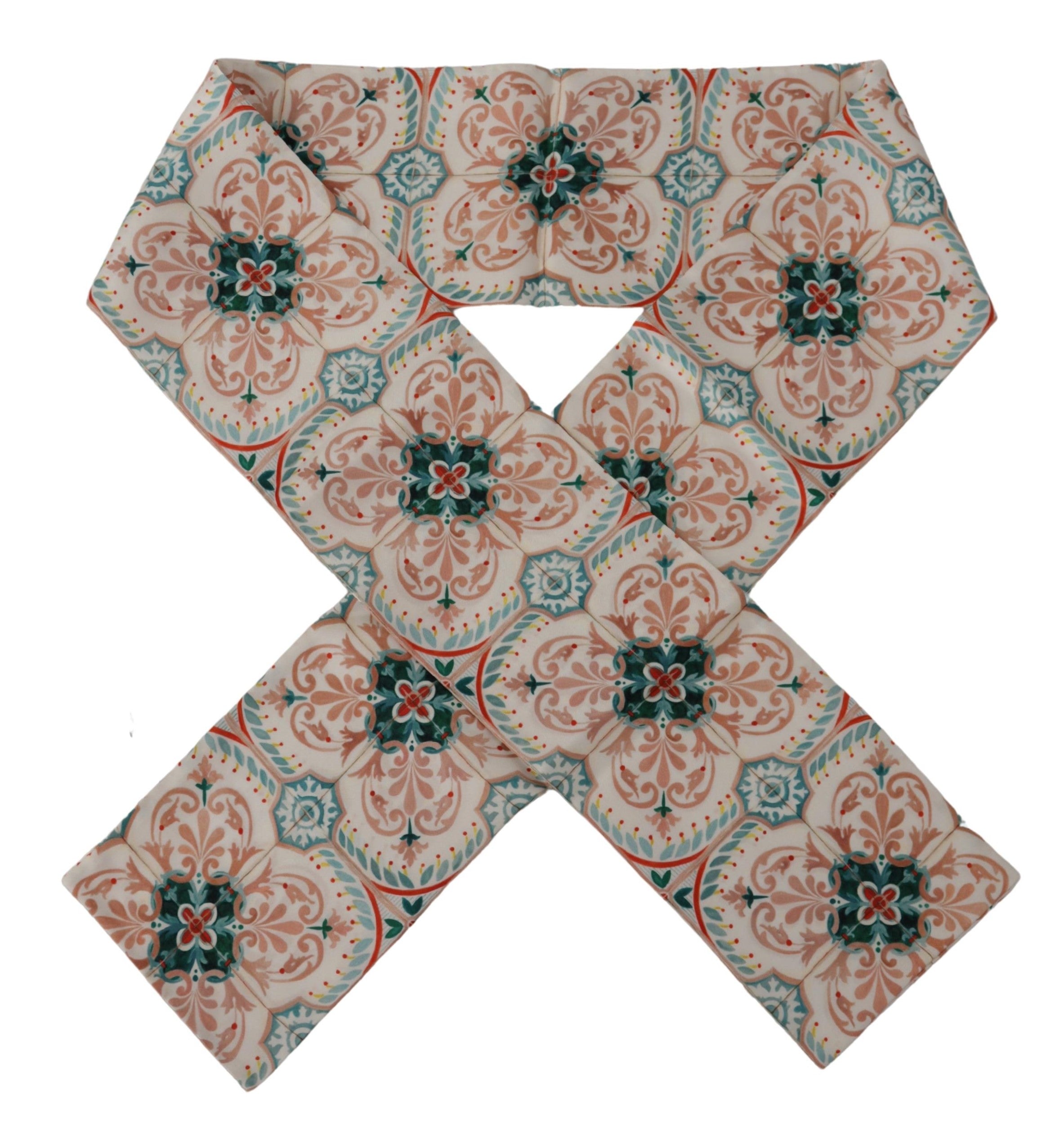 Dolce & Gabbana Multicolor Majolica Patterned Scarf Shawl Scarf - DEA STILOSA MILANO