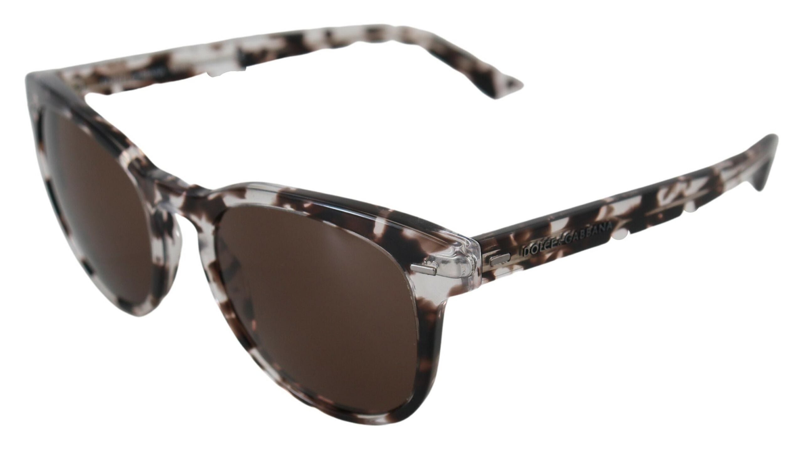 Dolce & Gabbana Brown DG4254 Havana Frame Round Lens Sunglasses - DEA STILOSA MILANO