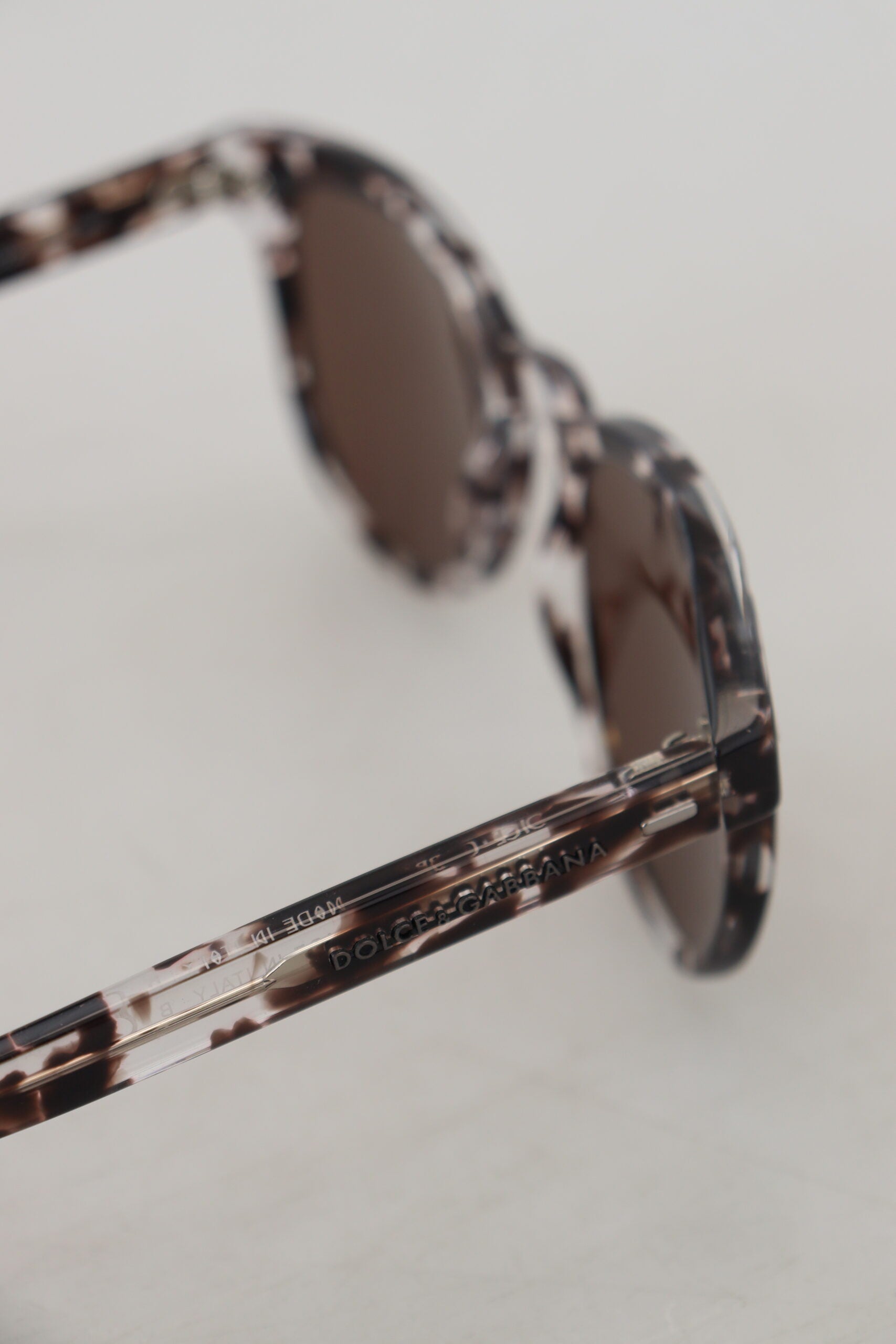 Dolce & Gabbana Brown DG4254 Havana Frame Round Lens Sunglasses - DEA STILOSA MILANO