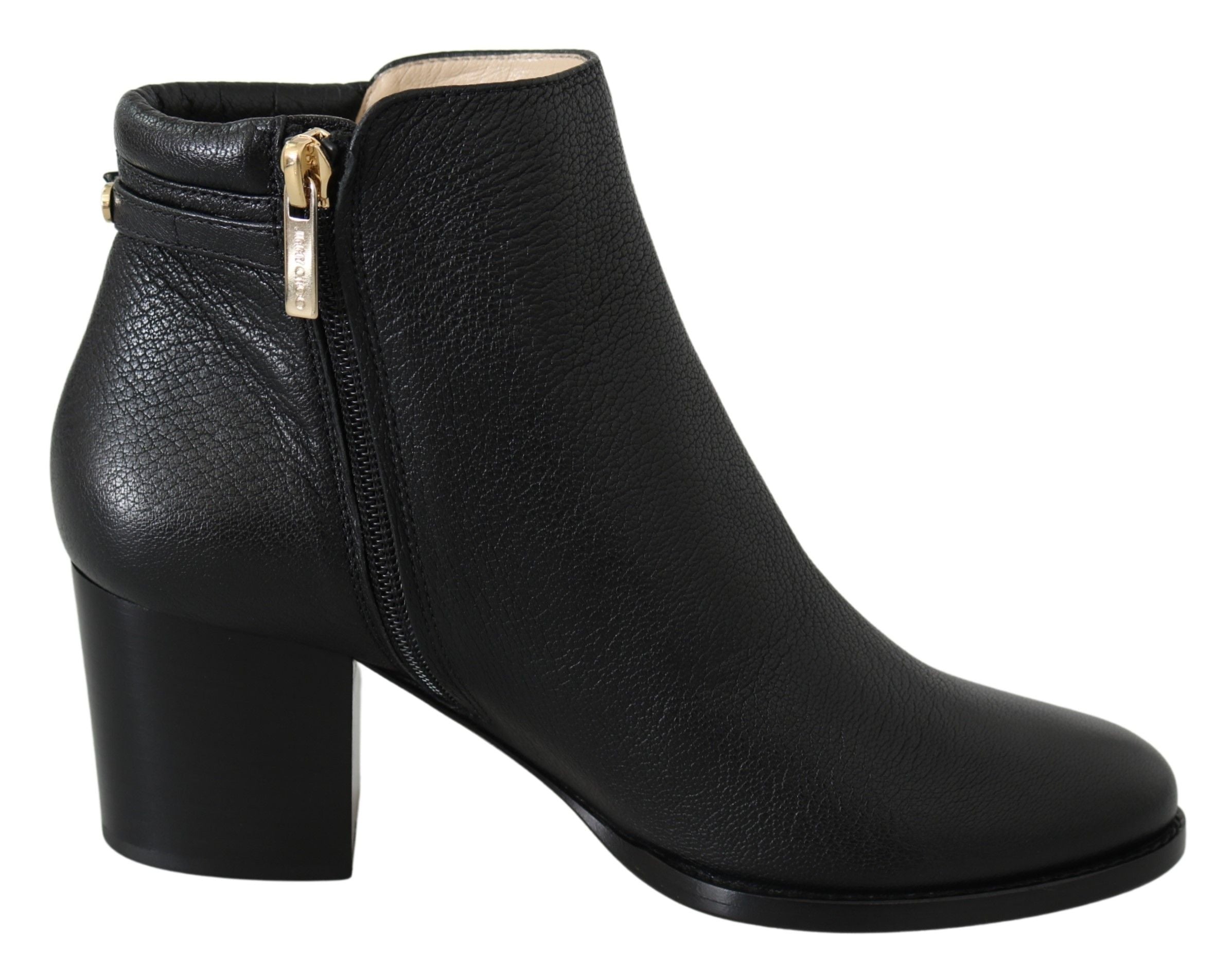 Jimmy Choo Black Leather Method 65 Boots - DEA STILOSA MILANO