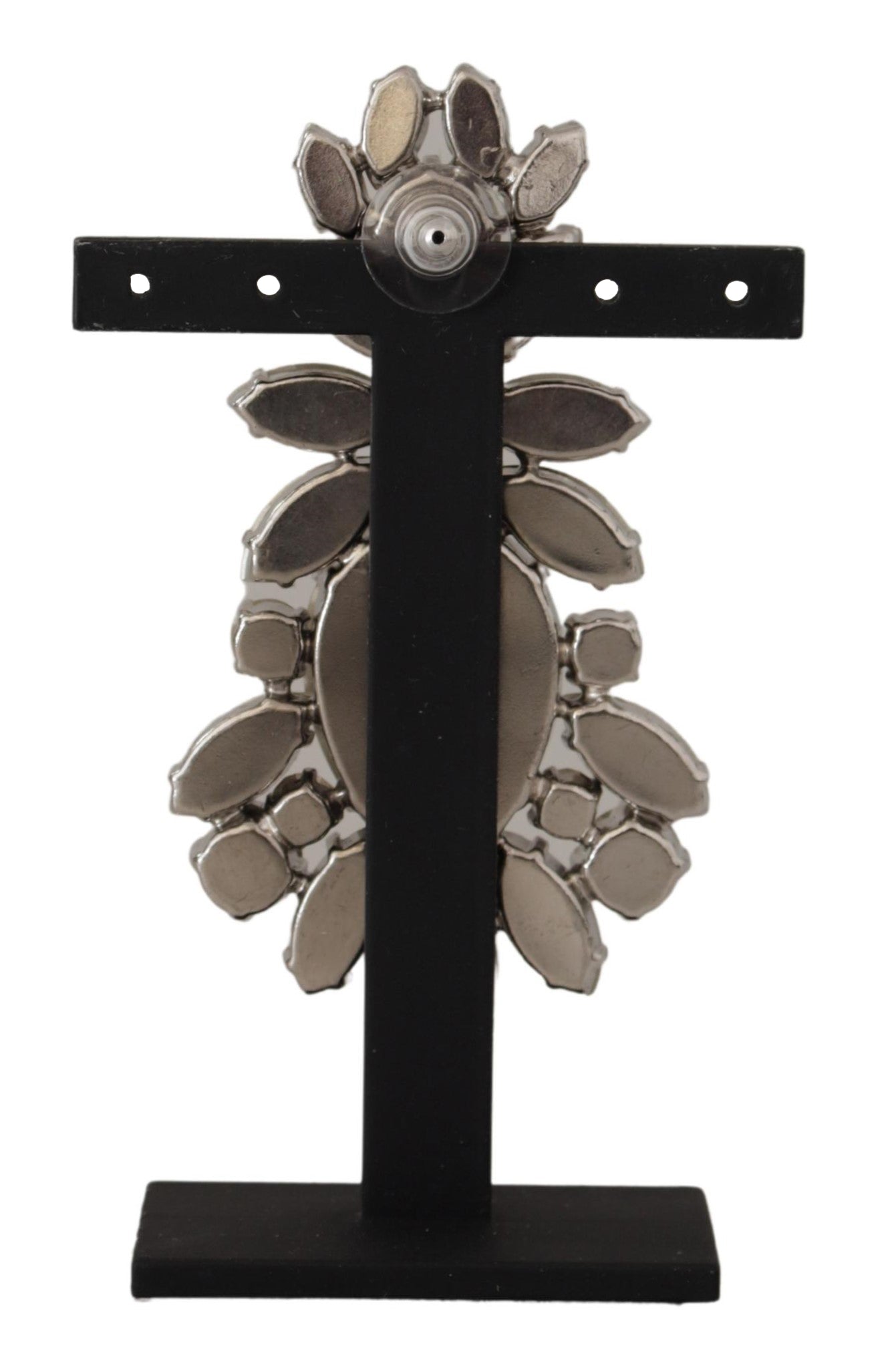 Dolce & Gabbana White Large Baroque Crystal Women Brooch - DEA STILOSA MILANO