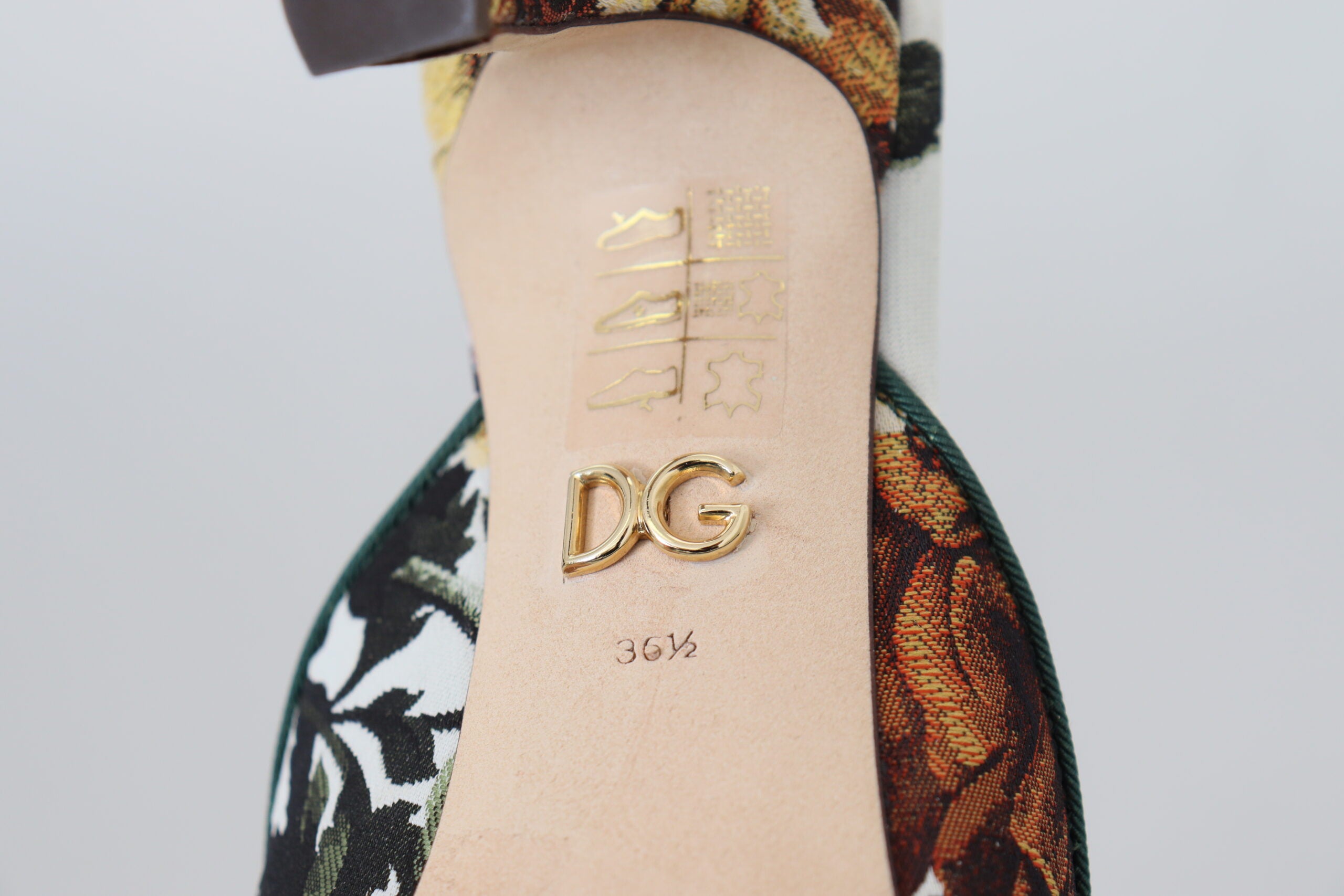 Dolce & Gabbana Multicolor Crystal Embellishment Slip On Sandals - DEA STILOSA MILANO