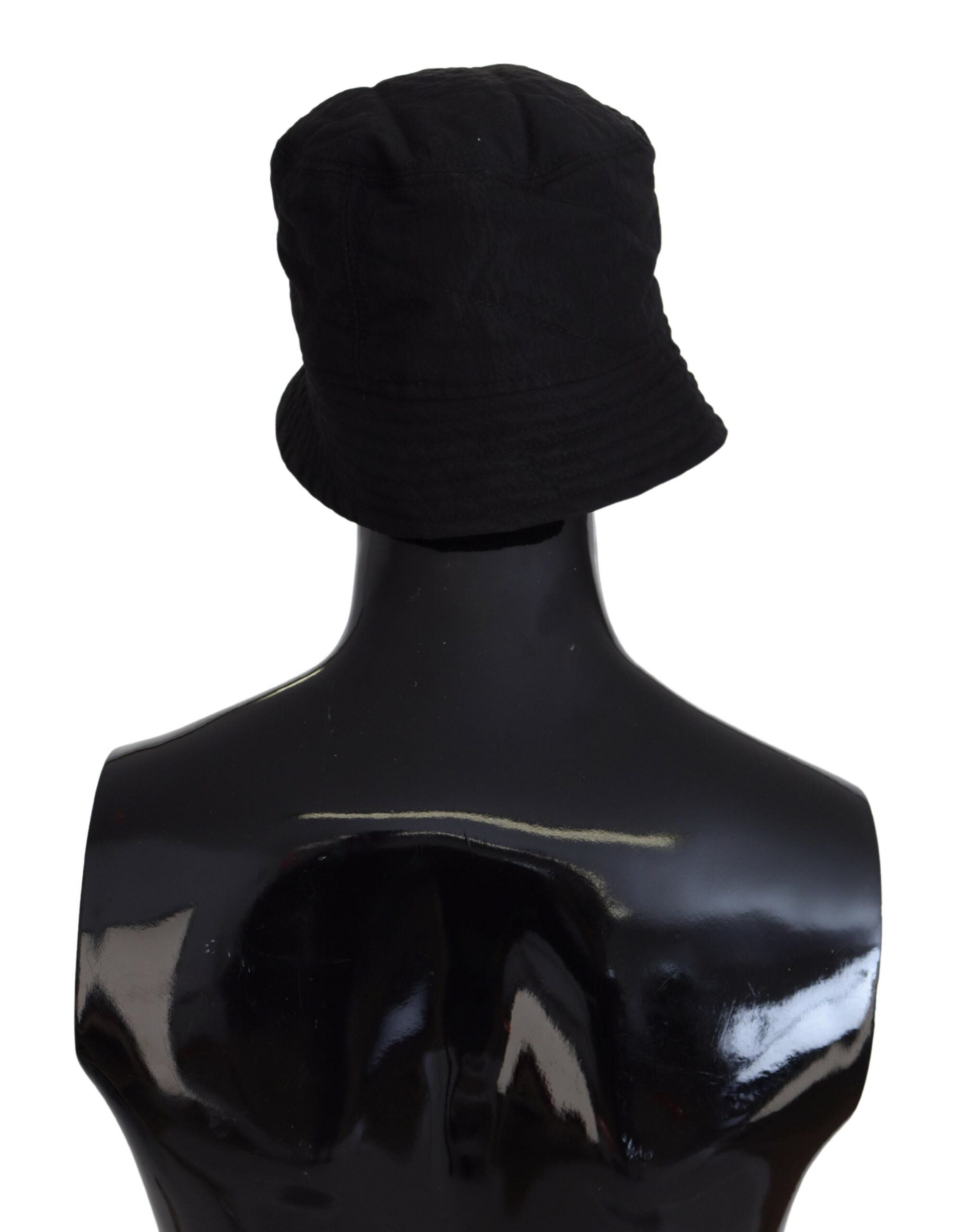 Dolce & Gabbana Black Nylon Women Bucket Cap Hat - DEA STILOSA MILANO