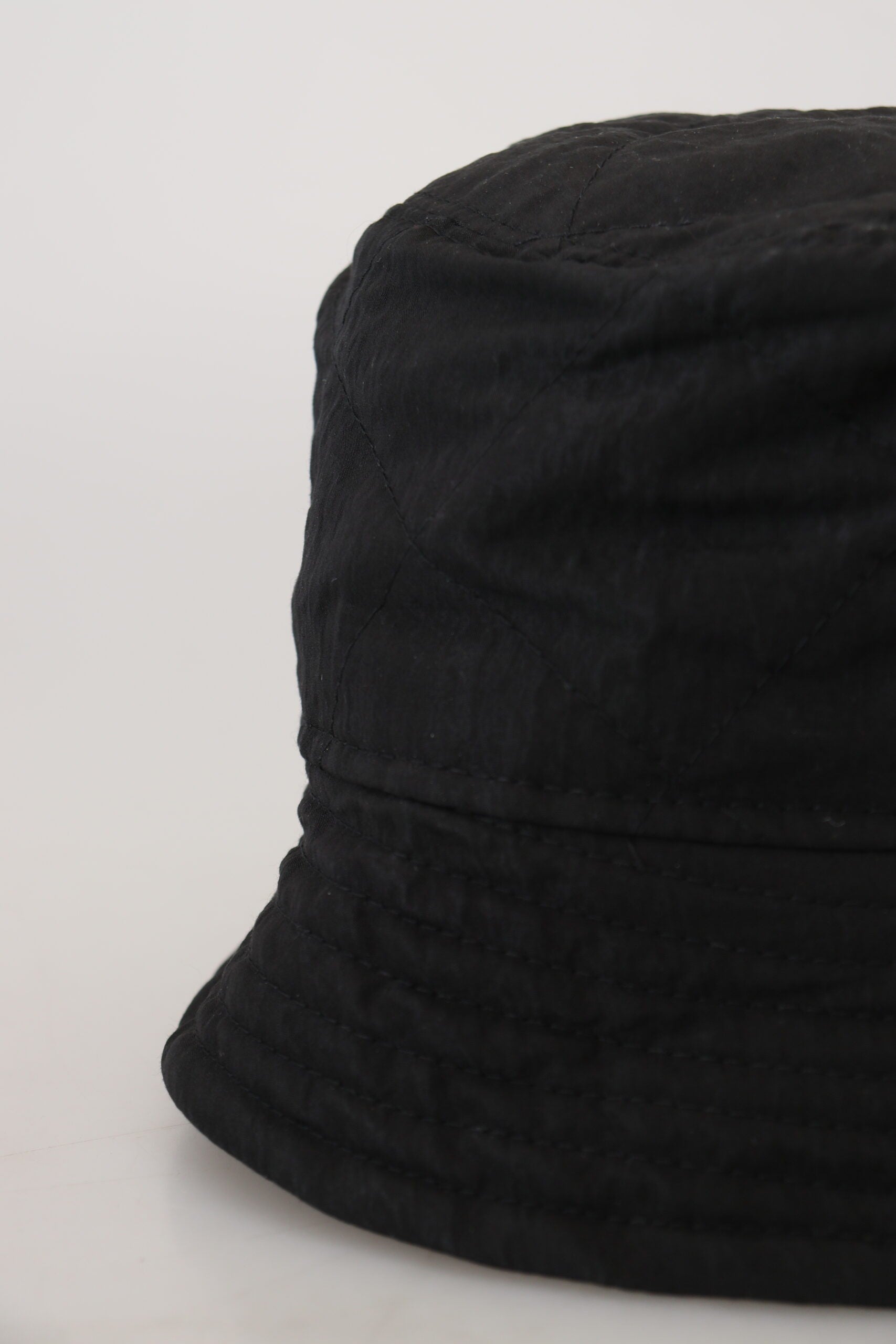 Dolce & Gabbana Black Nylon Women Bucket Cap Hat - DEA STILOSA MILANO