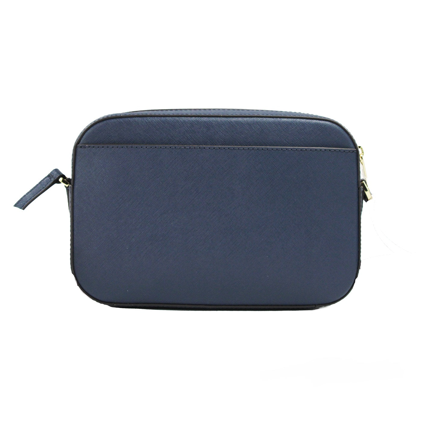Michael Kors Jet Set Large East West Navy Leather Zip Chain Crossbody Bag Purse - DEA STILOSA MILANO