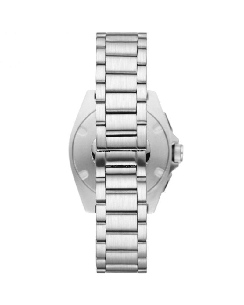 Emporio Armani Silver Steel Chronograph Watch - DEA STILOSA MILANO