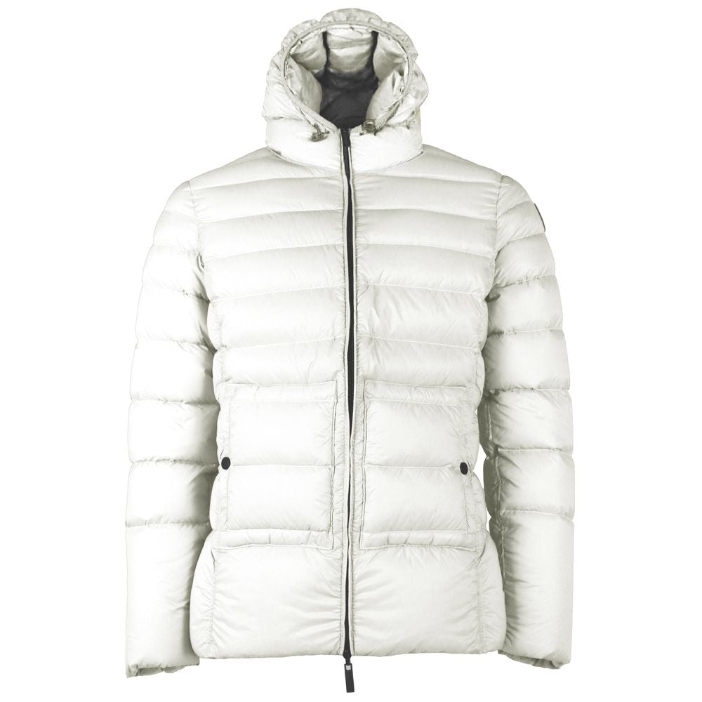 Centogrammi White Nylon Jackets & Coat - DEA STILOSA MILANO