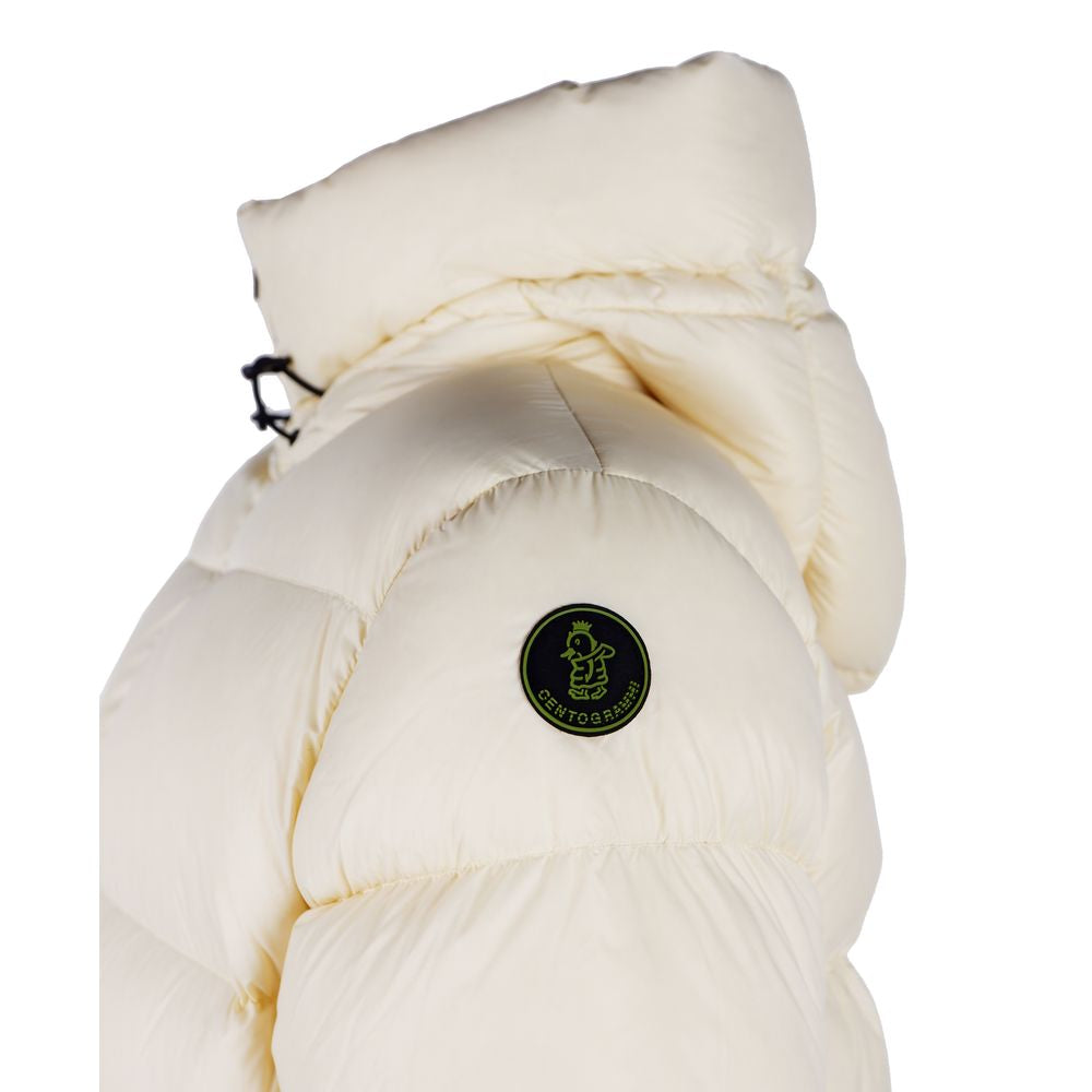 Centogrammi White Nylon Jackets & Coat - DEA STILOSA MILANO