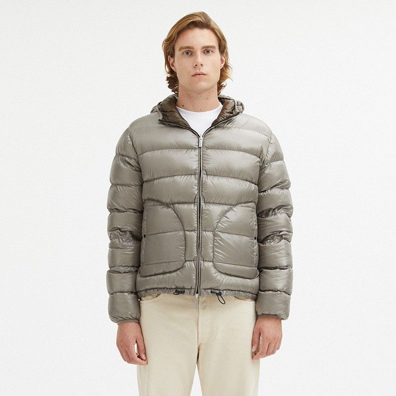 Centogrammi Gray Nylon Jacket - DEA STILOSA MILANO