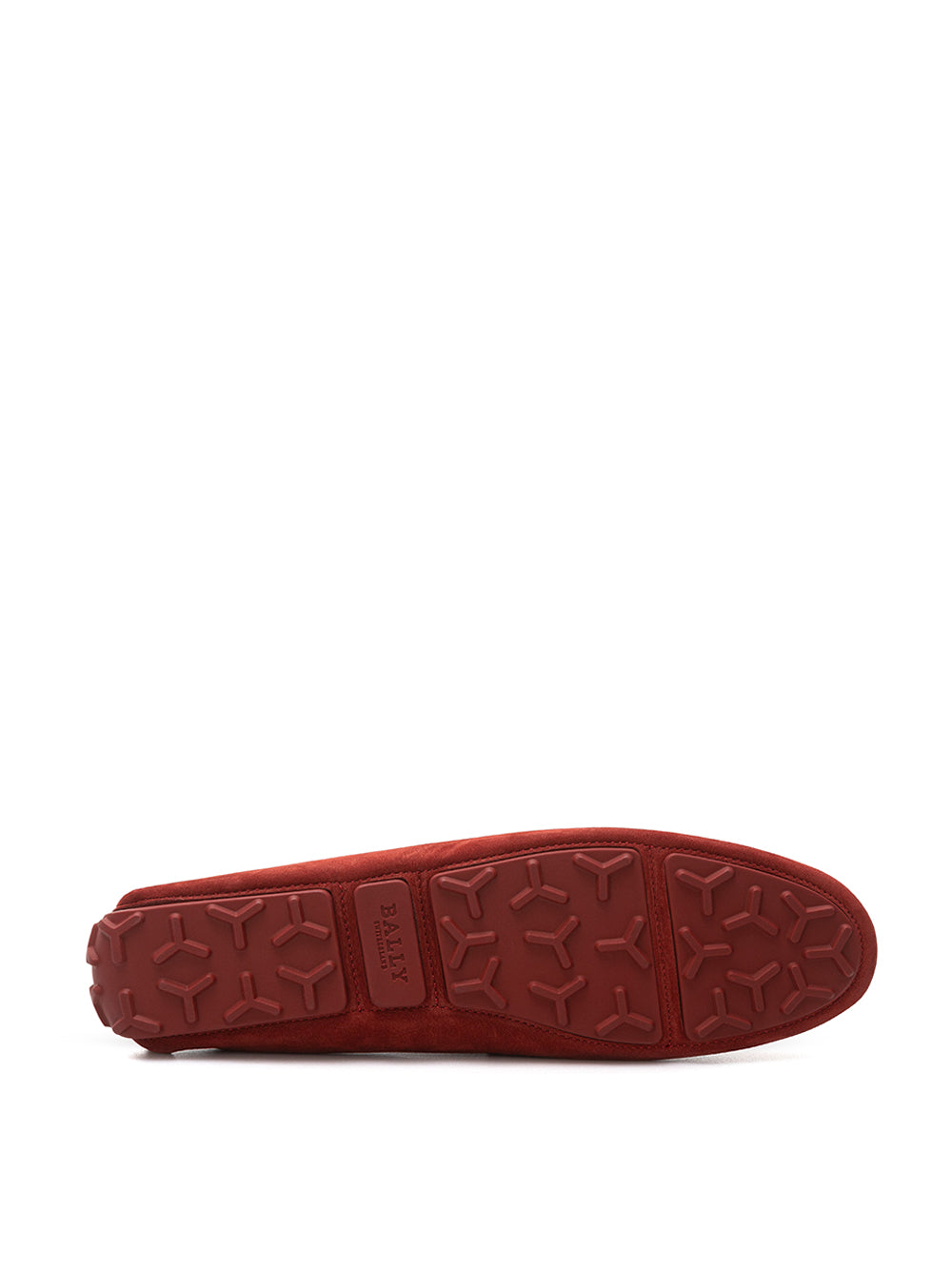 Bally Bordeaux Penny Loafer in Suede - DEA STILOSA MILANO