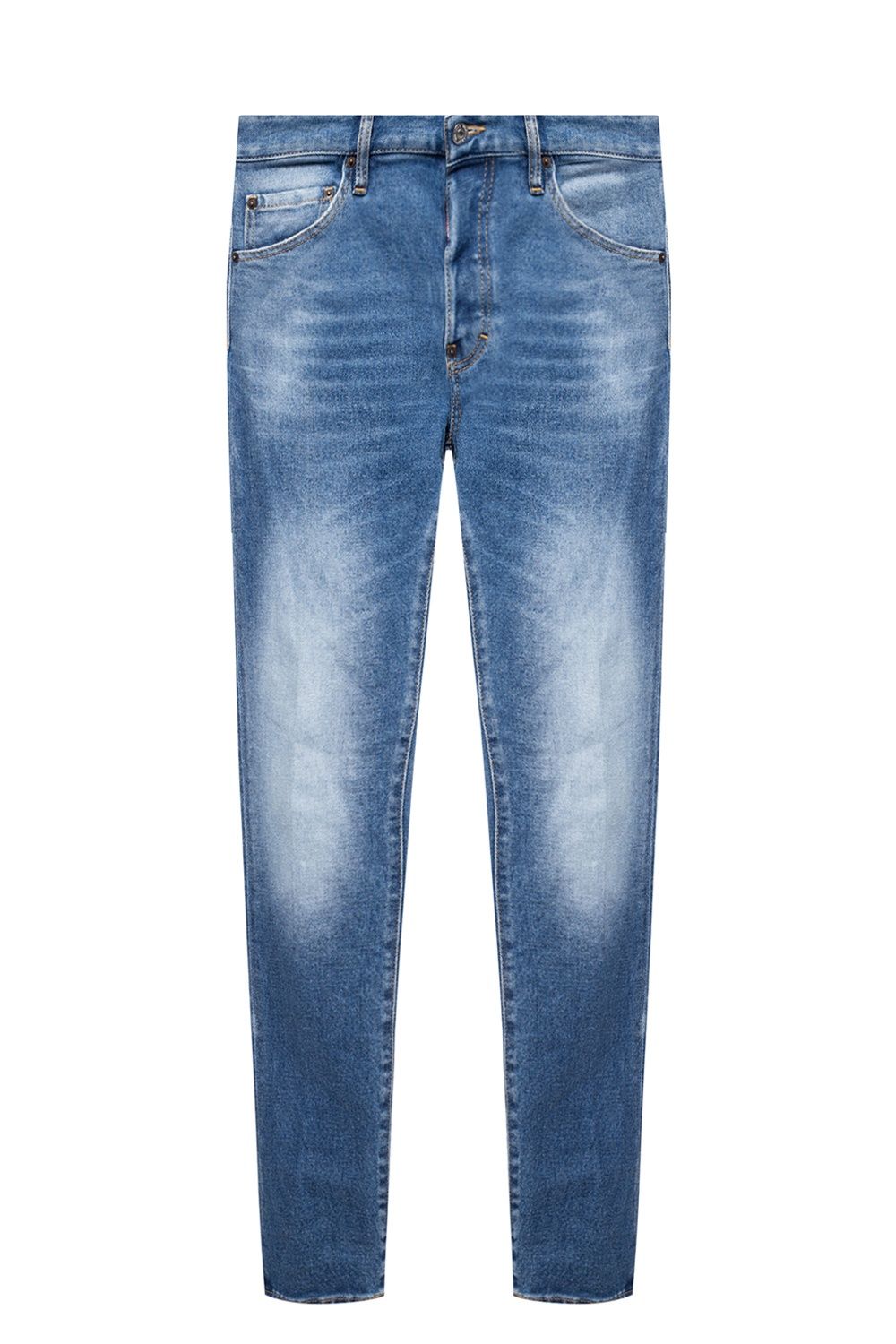 Dsquared² Blue Cotton Jeans & Pant - DEA STILOSA MILANO