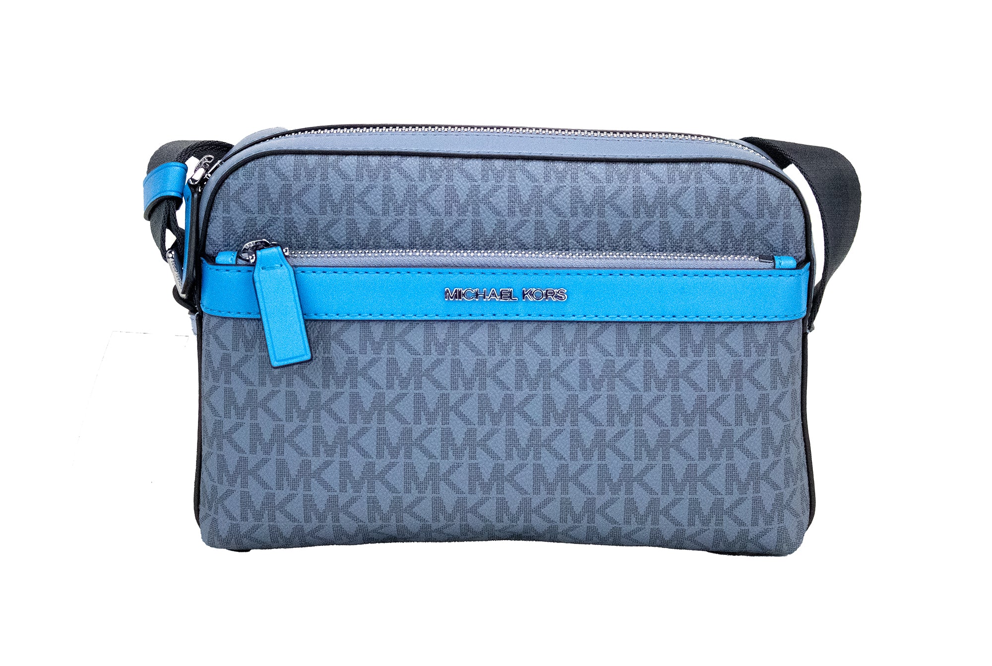Michael Kors Cooper Small Denim Multi Signature PVC Utility Crossbody Bag - DEA STILOSA MILANO